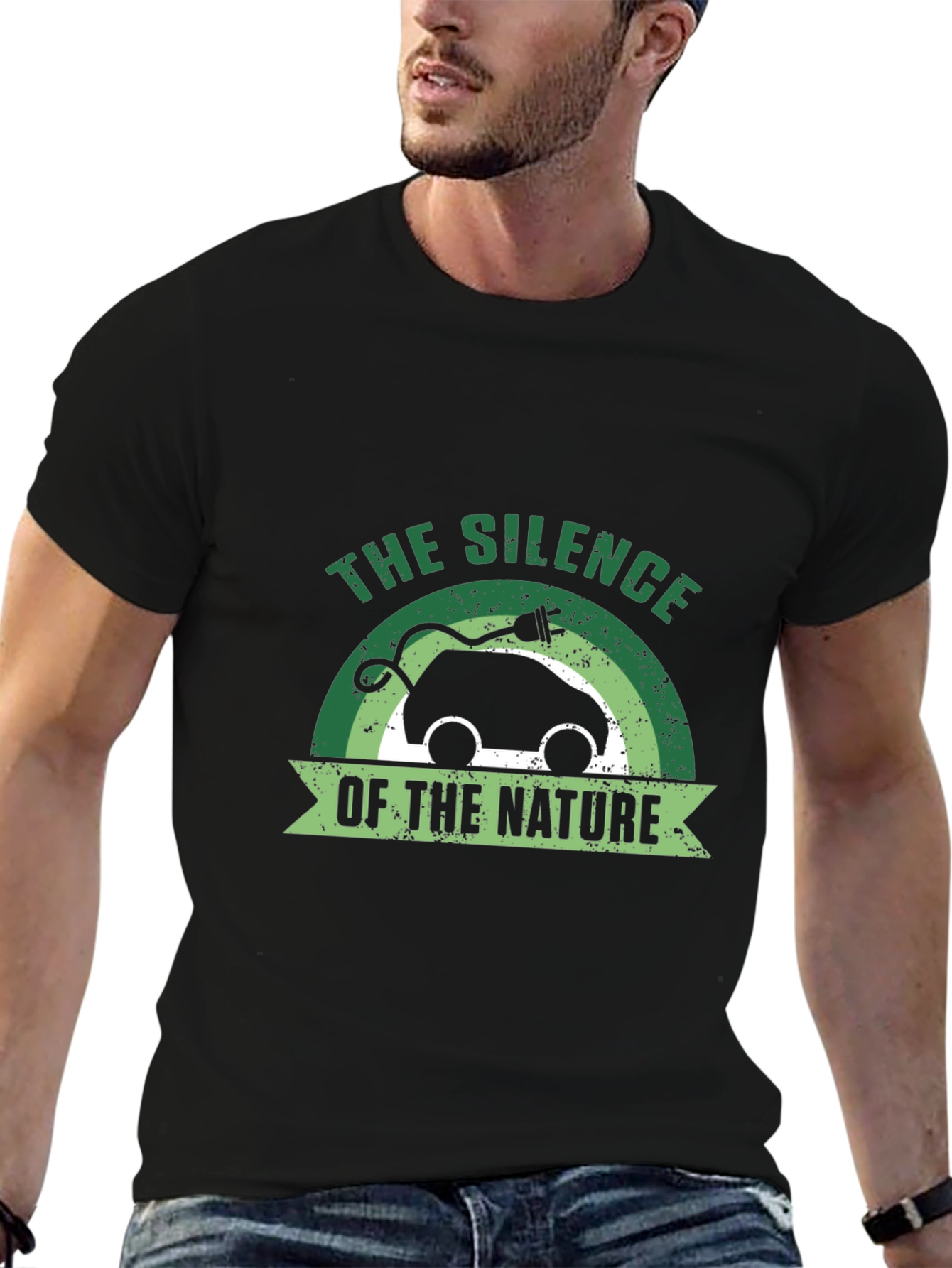 Eco-Friendly Electric Car T-Shirt