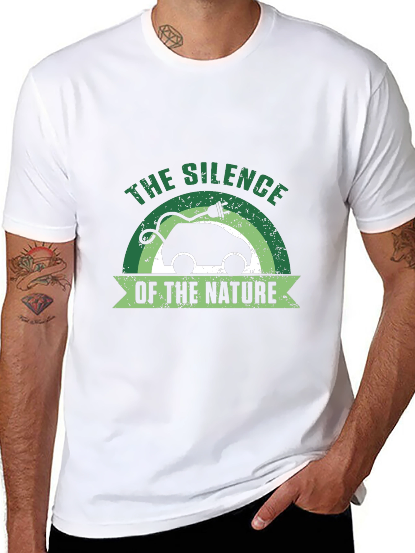 Eco-Friendly Electric Car T-Shirt