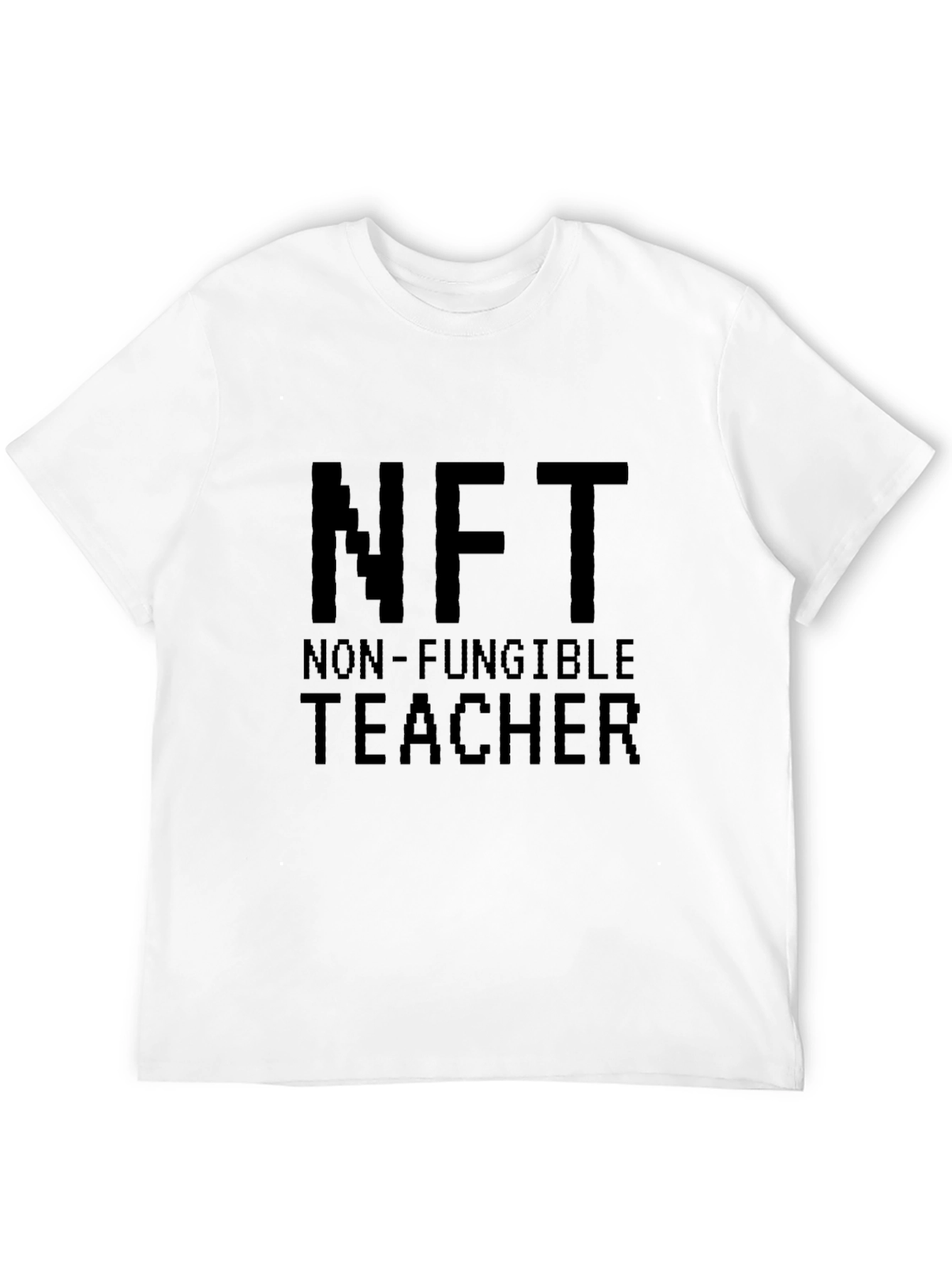 NFT Non-Fungible Teacher Black T-Shirt
