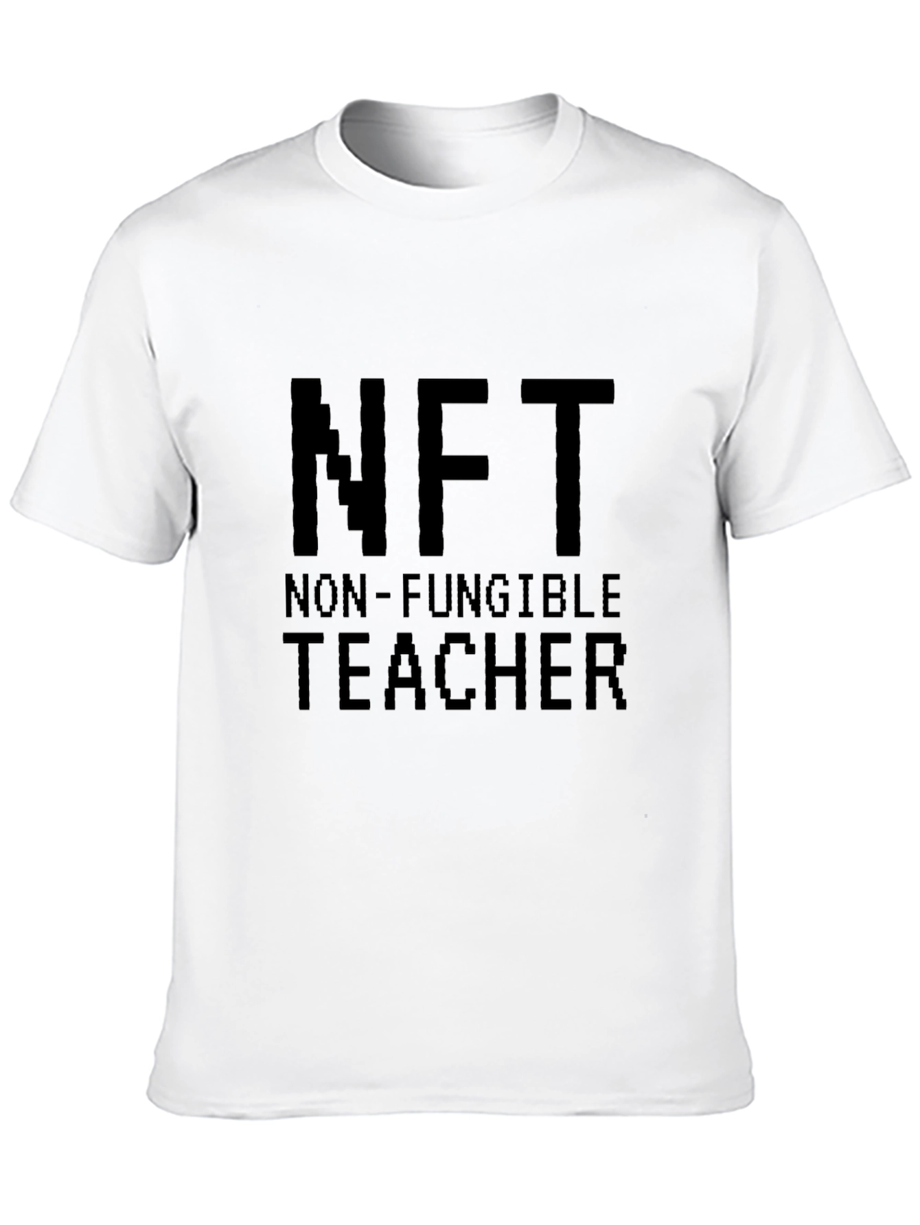 NFT Non-Fungible Teacher Black T-Shirt