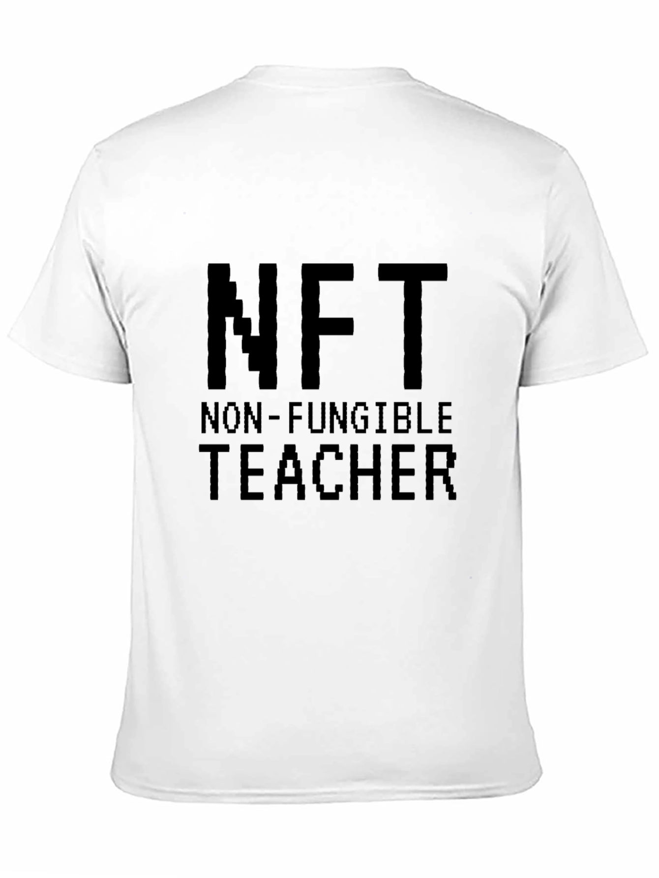 NFT Non-Fungible Teacher Black T-Shirt