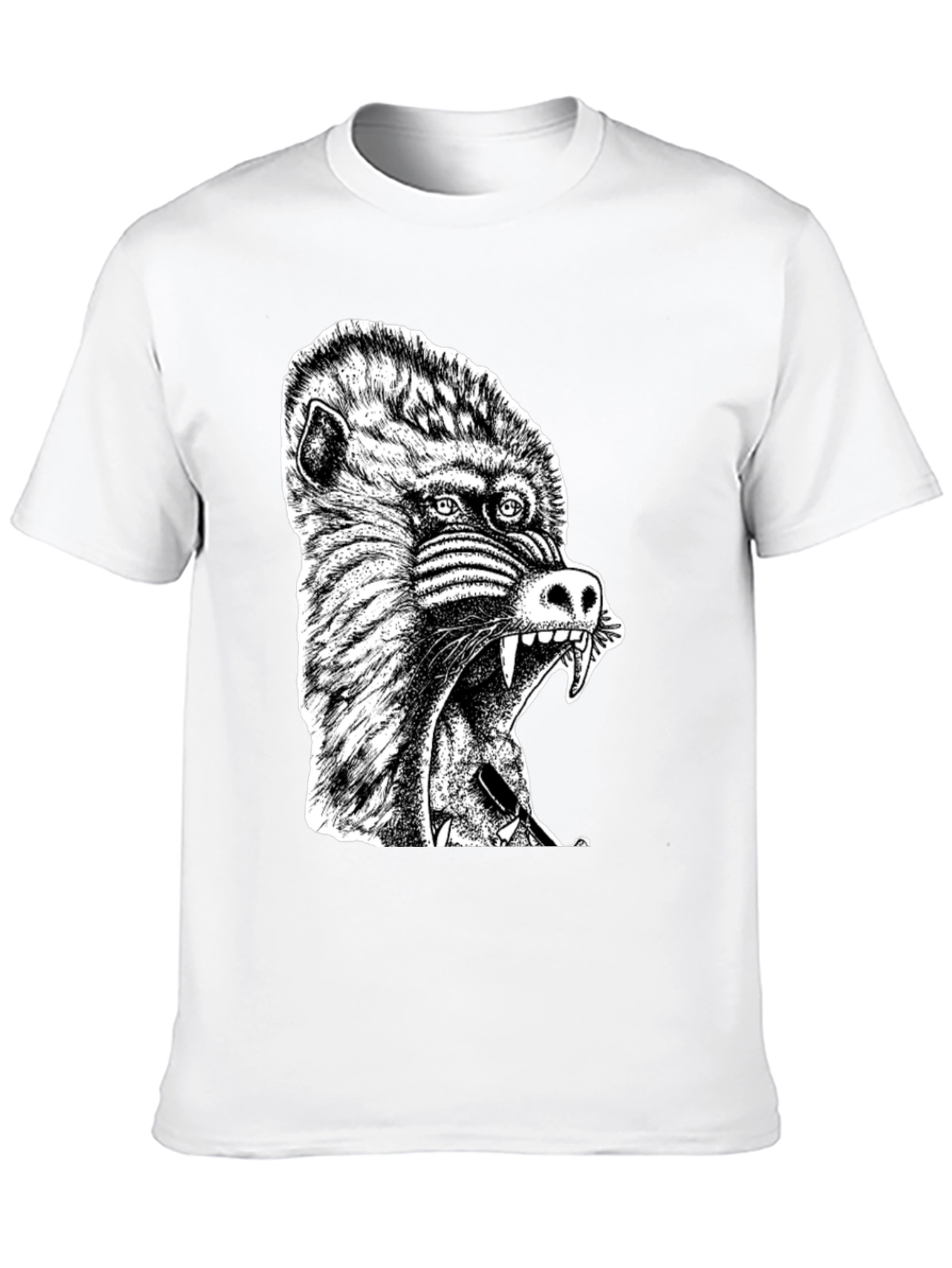 Mandrill Graphic T-Shirt - Mens Black Tee