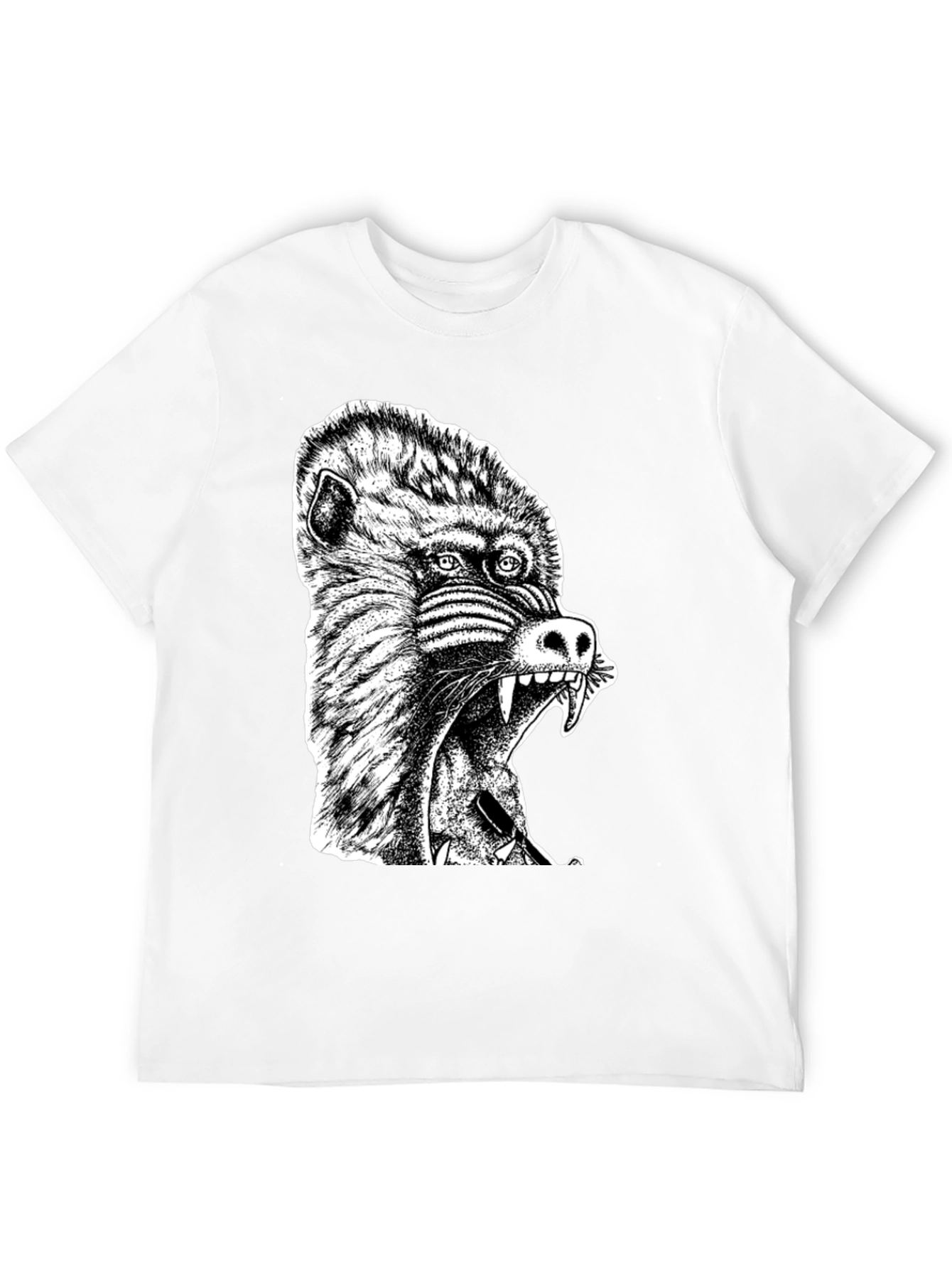 Mandrill Graphic T-Shirt - Mens Black Tee