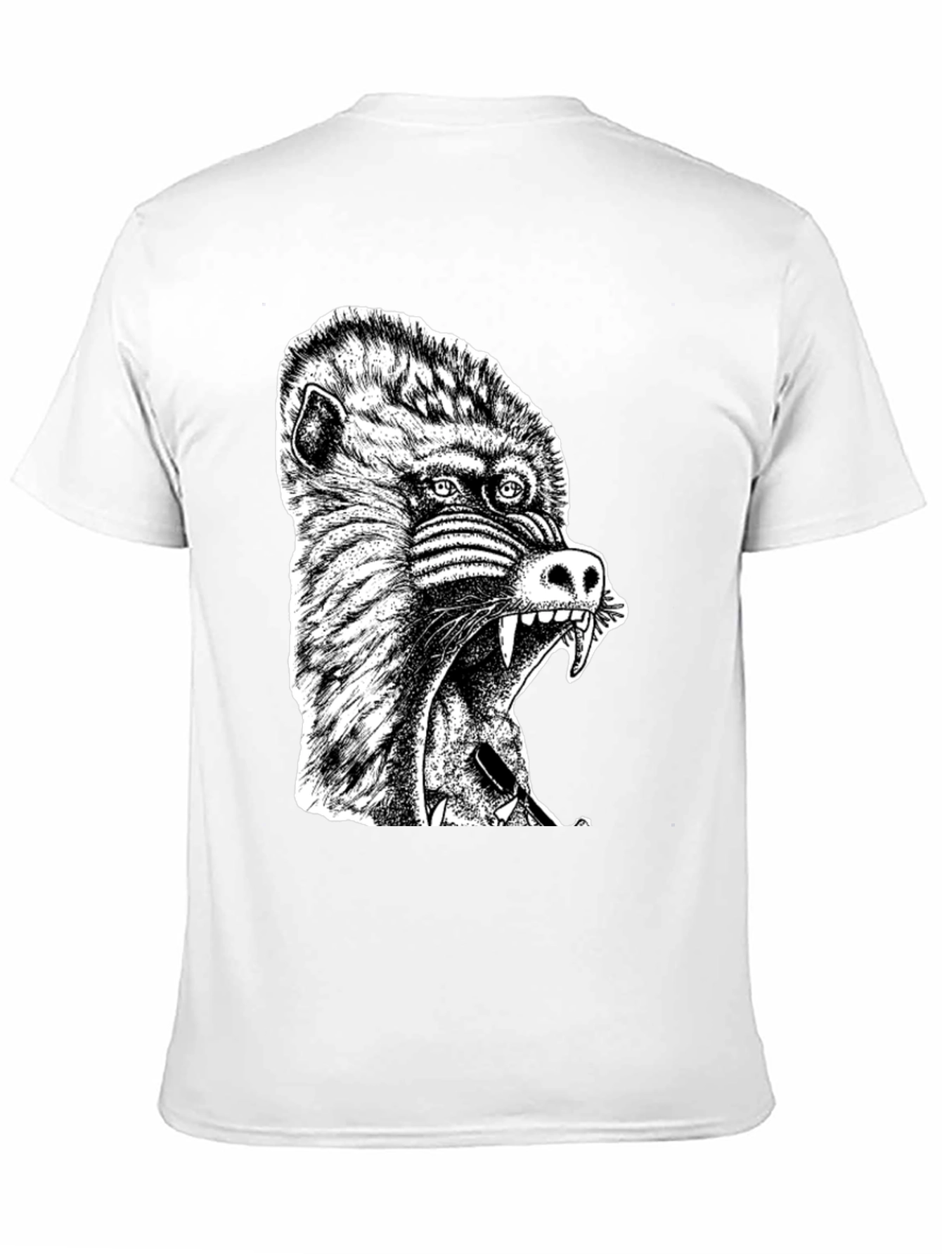 Mandrill Graphic T-Shirt - Mens Black Tee