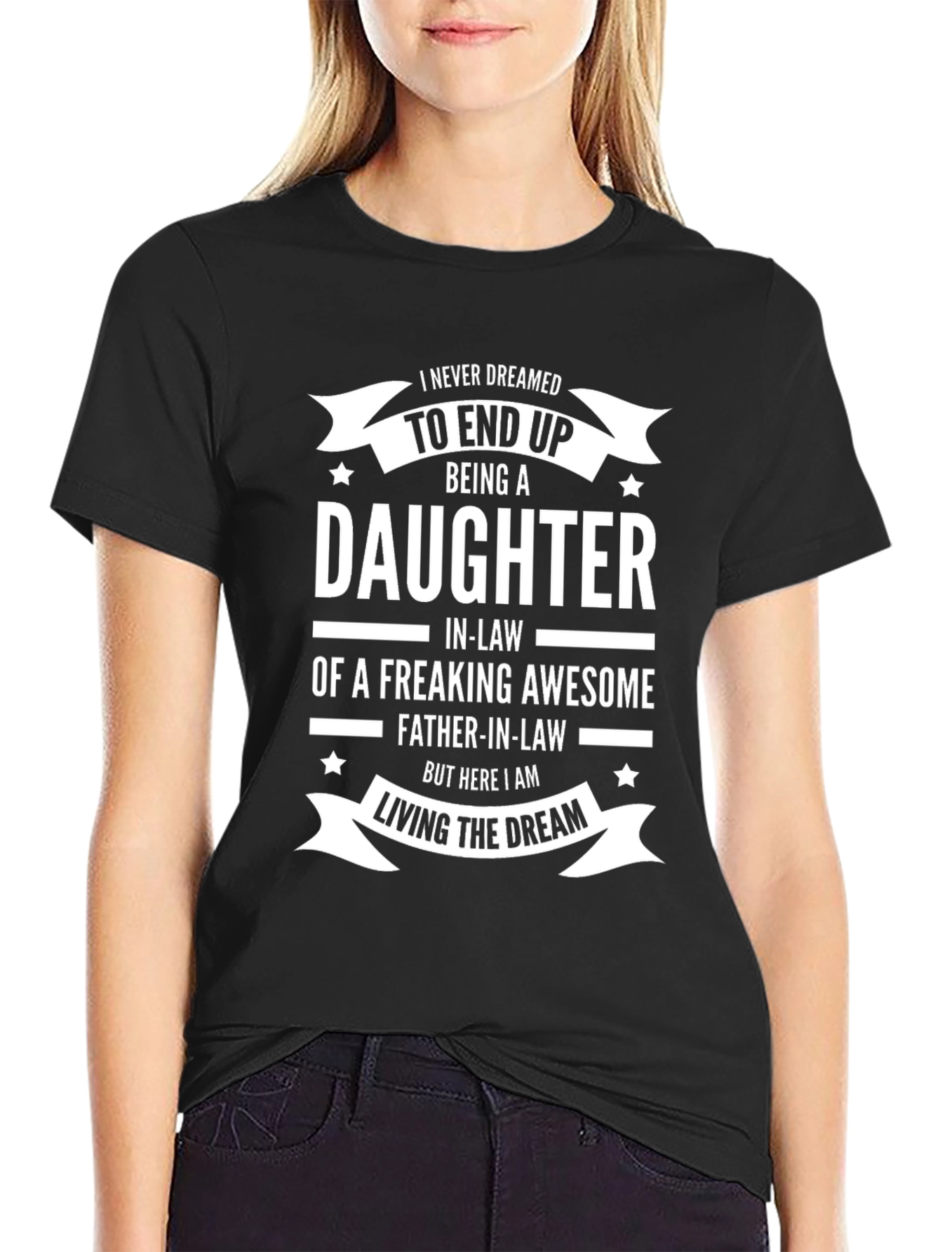 Daughter-in-Law Awesome Father-in-Law Graphic T-Shirt