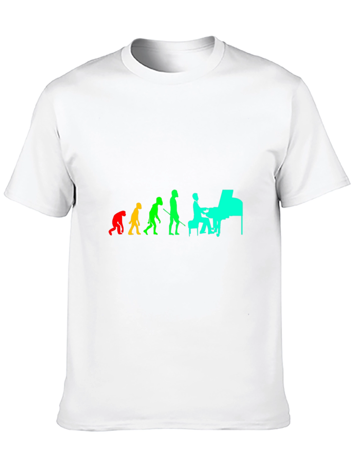 Evolution of Piano Player Tee