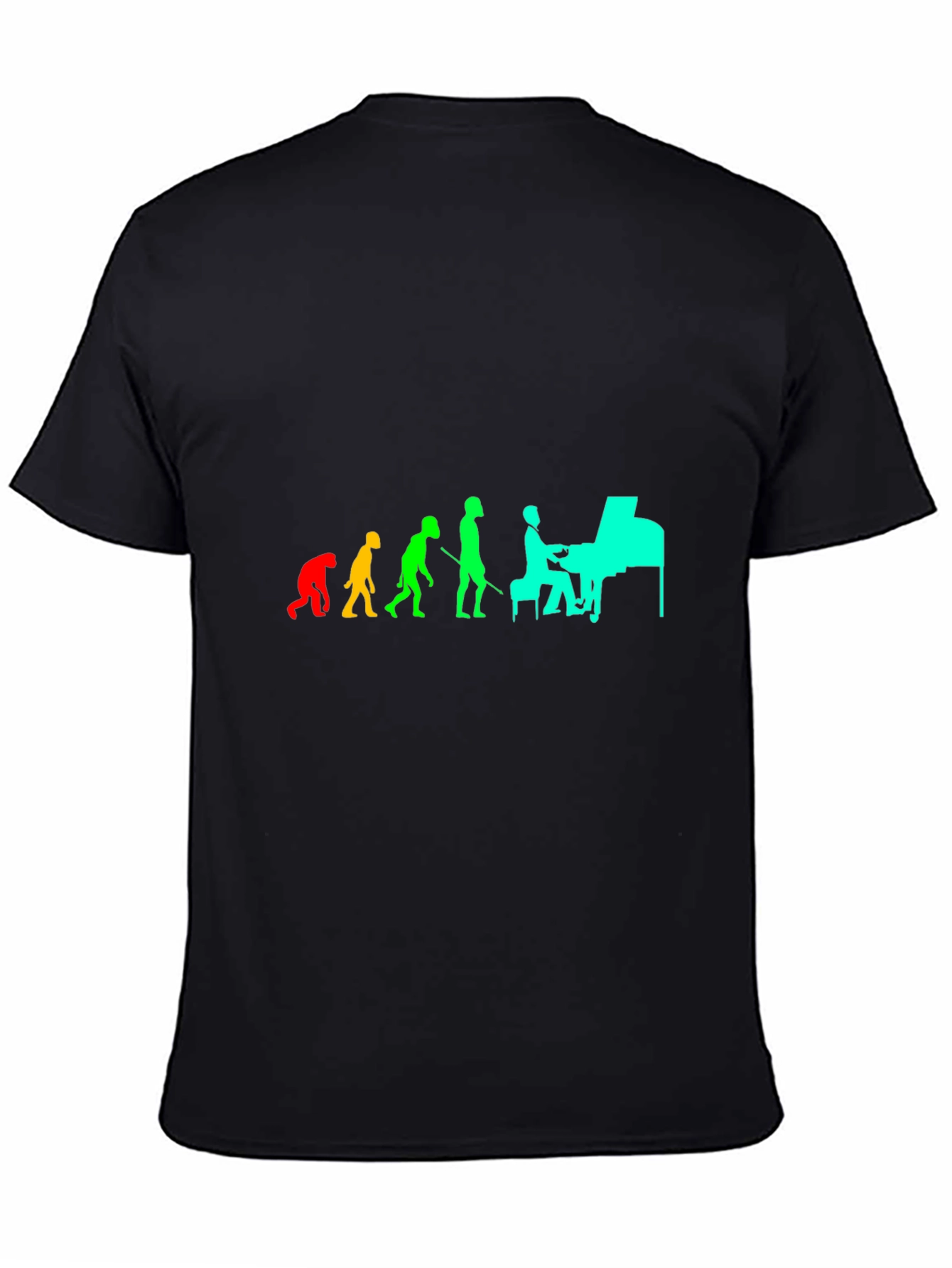 Evolution of Piano Player Tee
