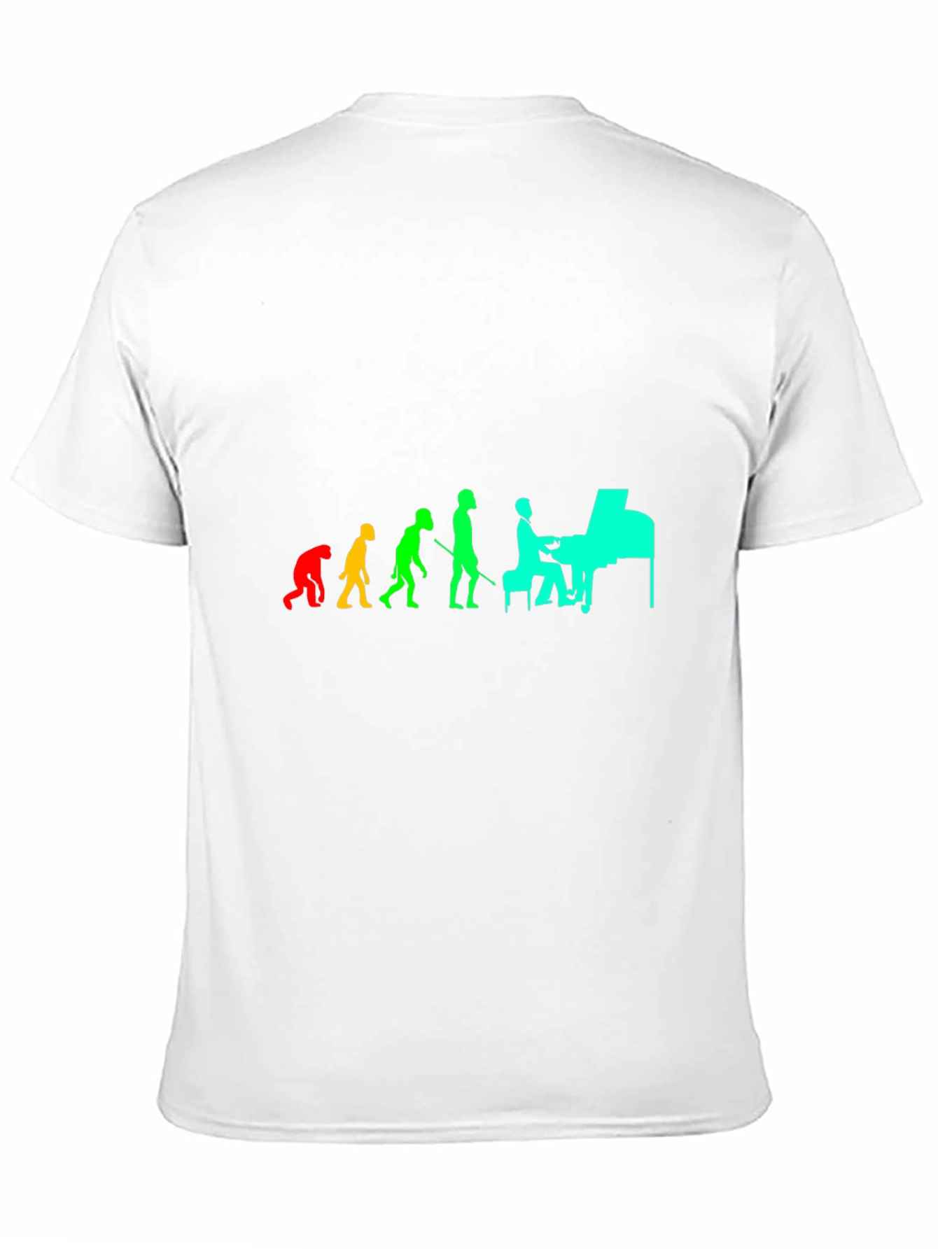 Evolution of Piano Player Tee