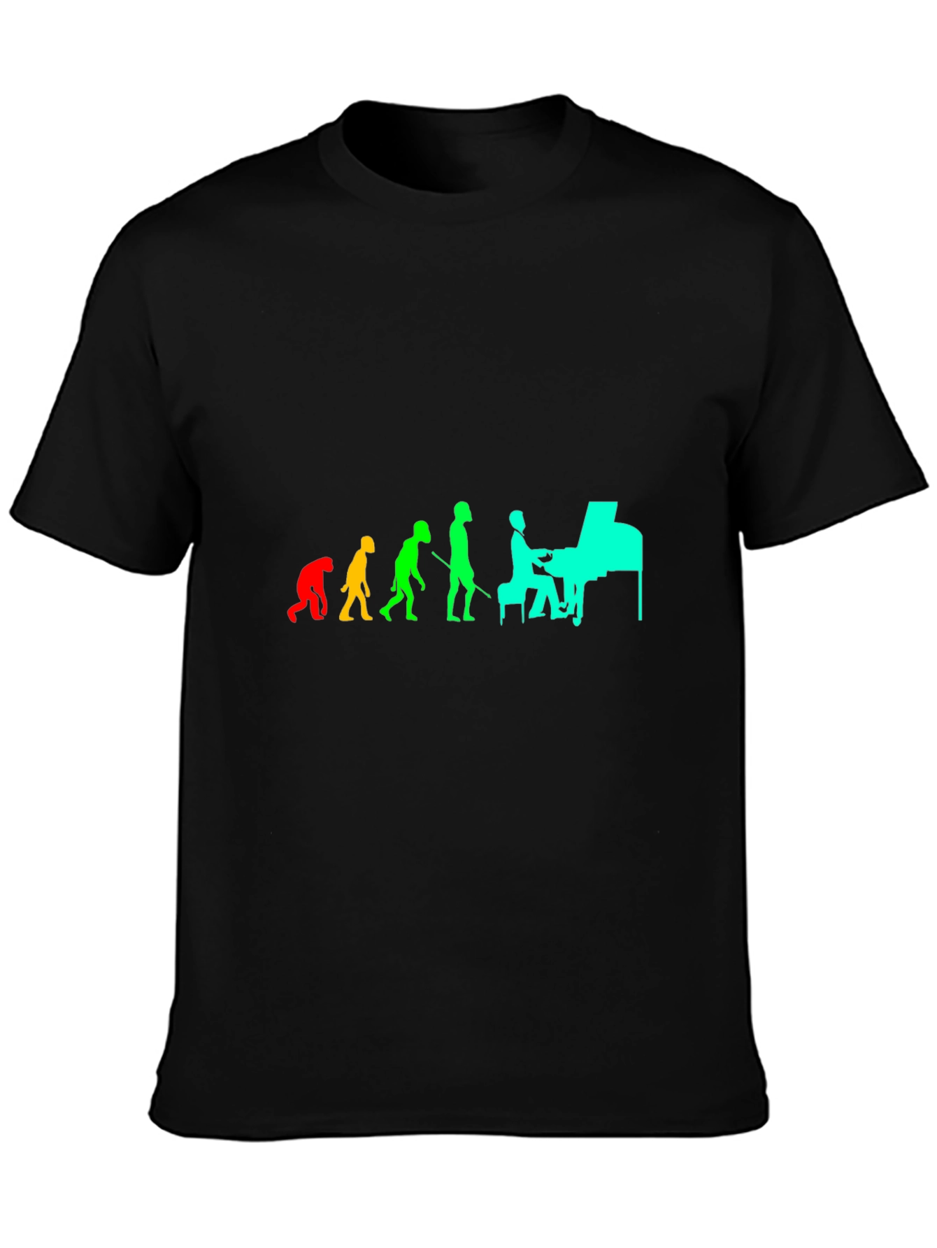 Evolution of Piano Player Tee