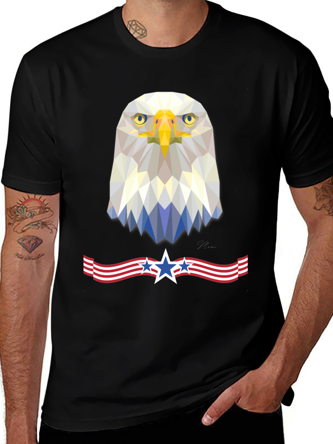 Patriotic Eagle Graphic Tee