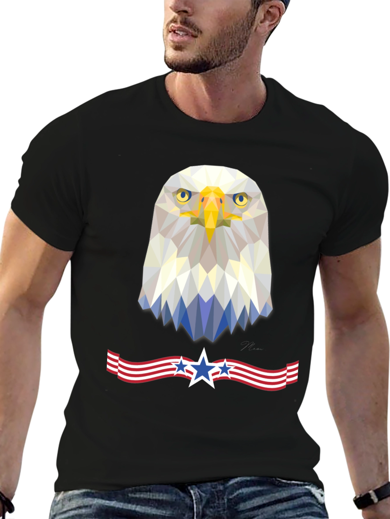 Patriotic Eagle Graphic Tee
