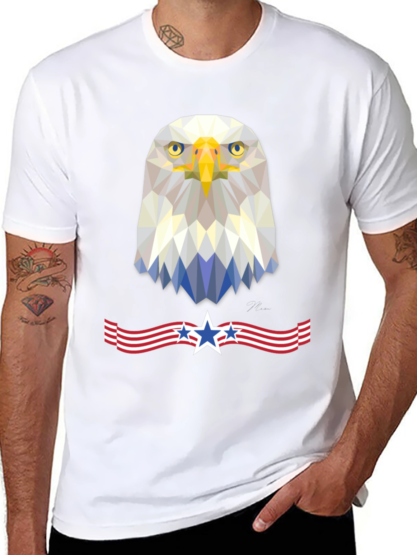 Patriotic Eagle Graphic Tee