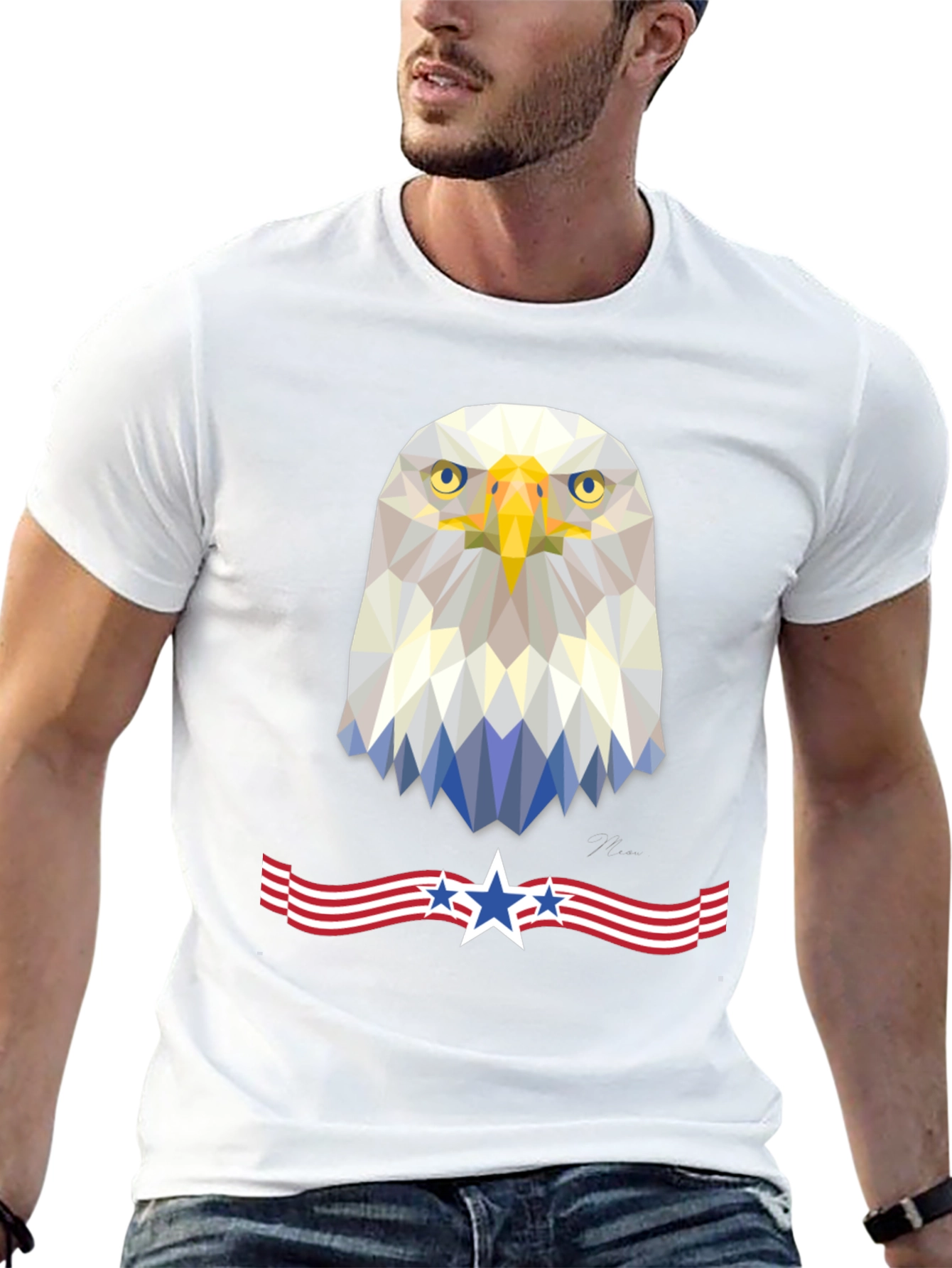 Patriotic Eagle Graphic Tee