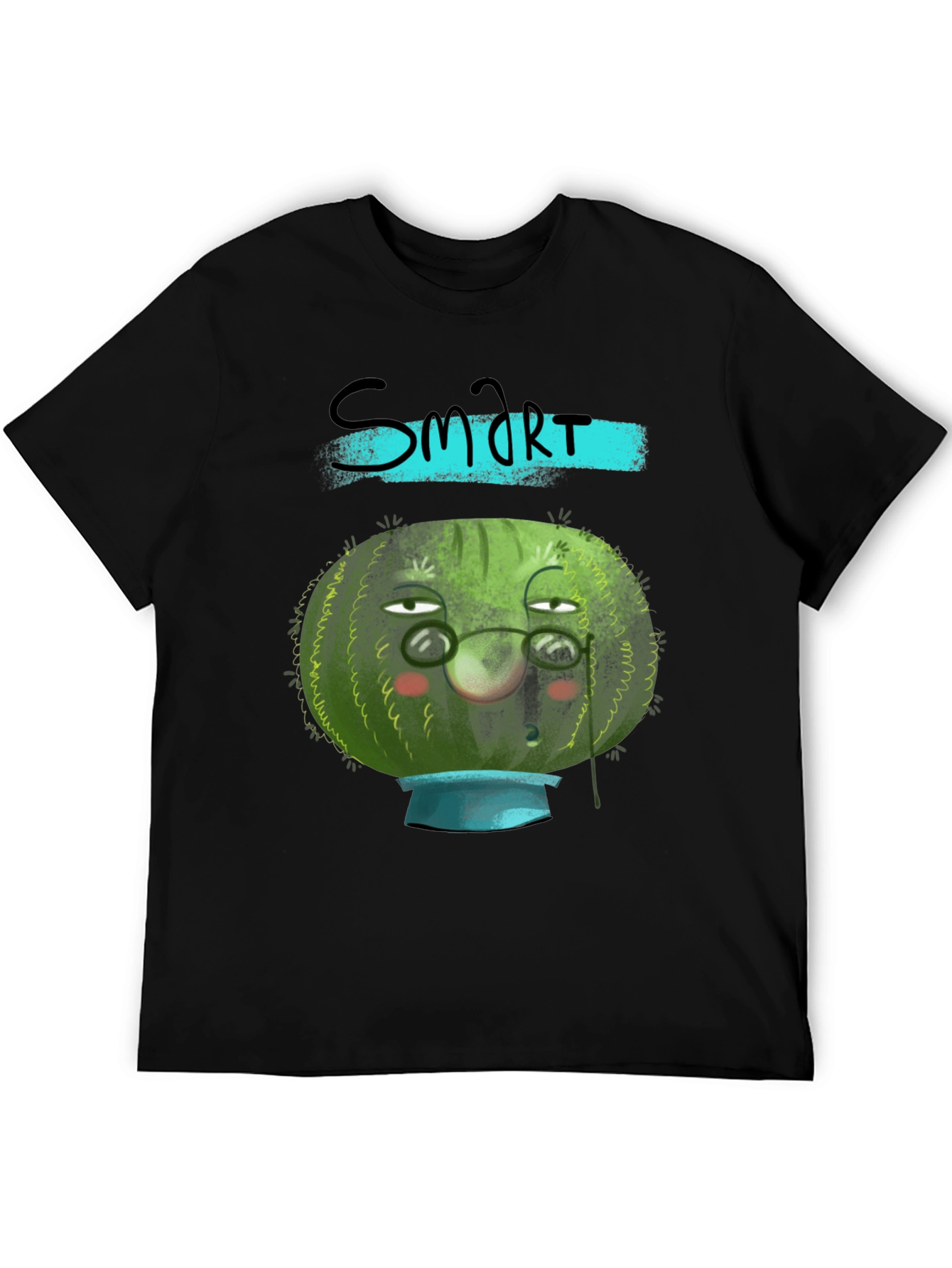 Smart Watermelon Graphic Tee - Unique Design