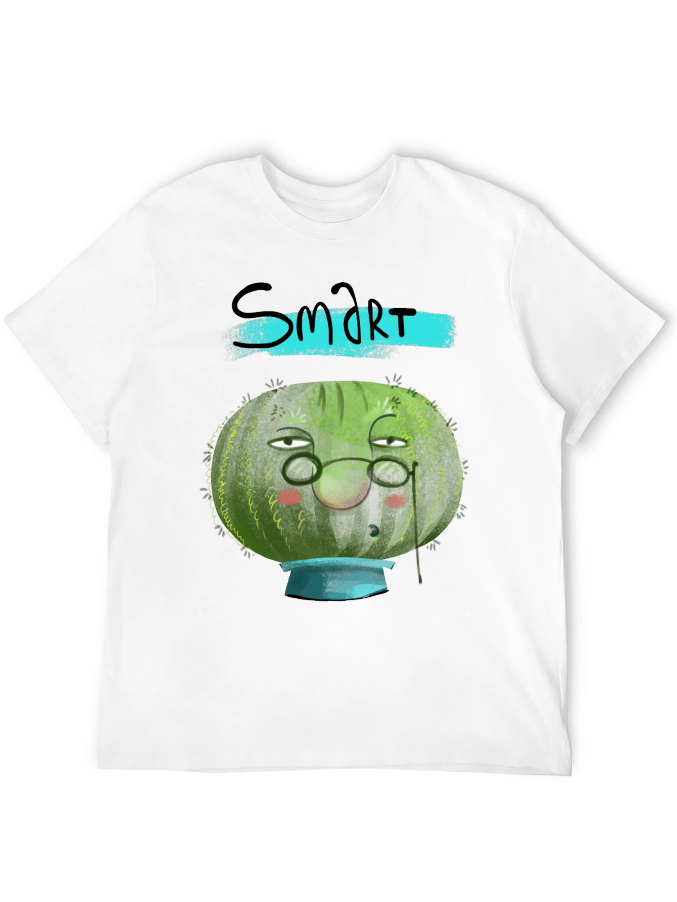 Smart Watermelon Graphic Tee - Unique Design