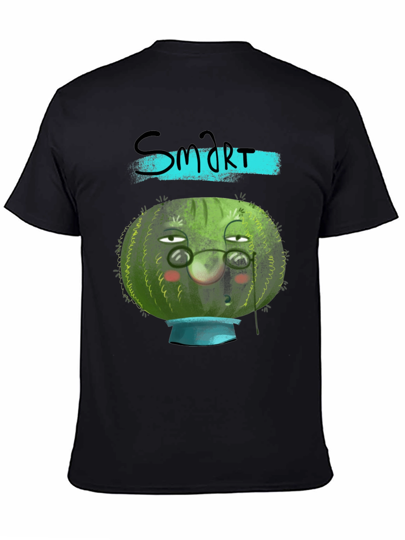 Smart Watermelon Graphic Tee - Unique Design