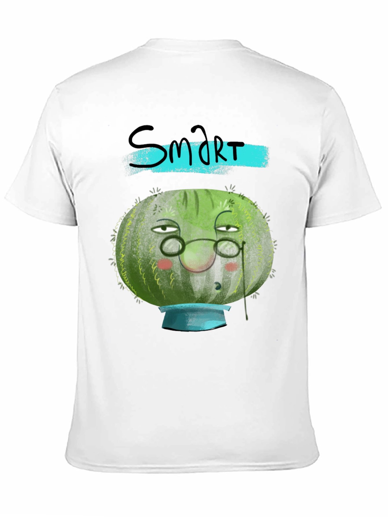 Smart Watermelon Graphic Tee - Unique Design
