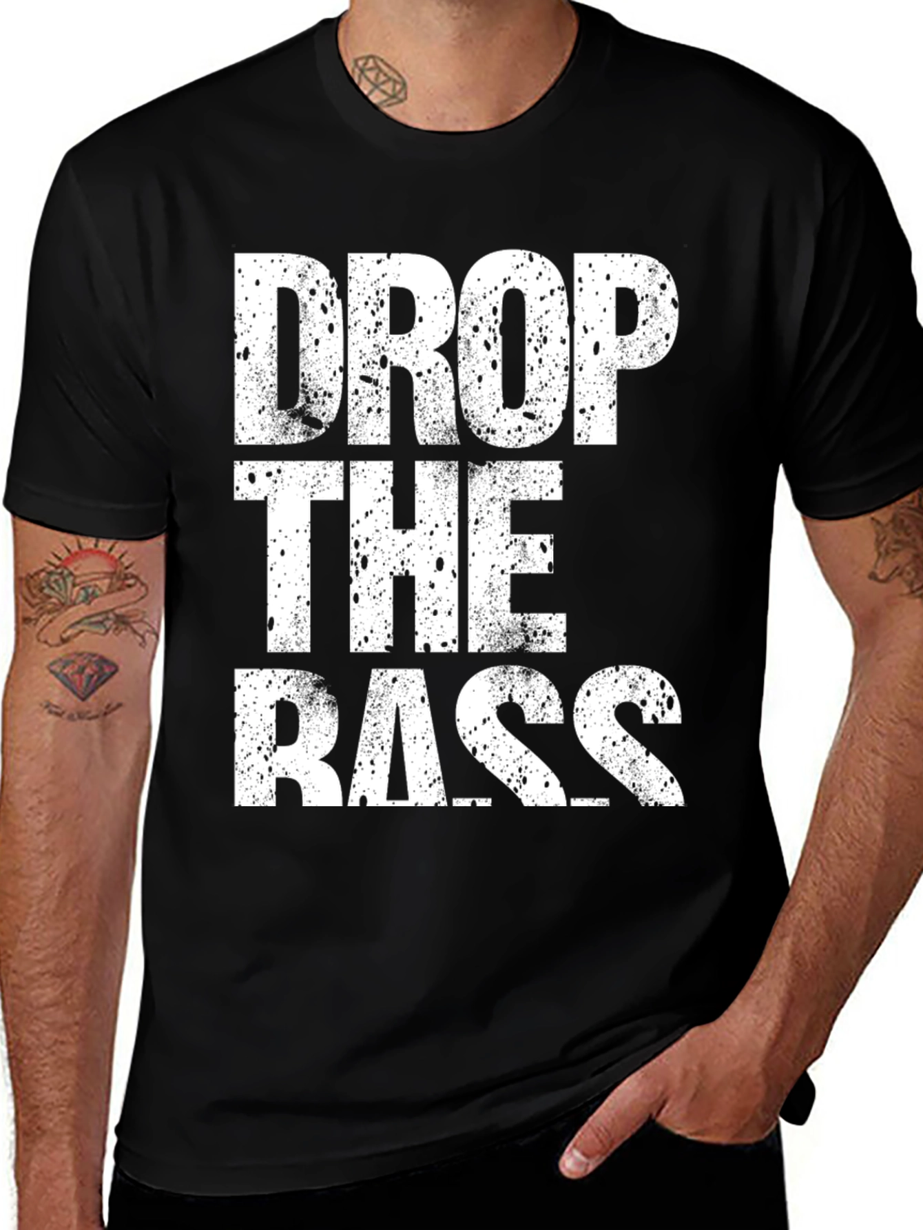 Drop The Bass Black T-Shirt