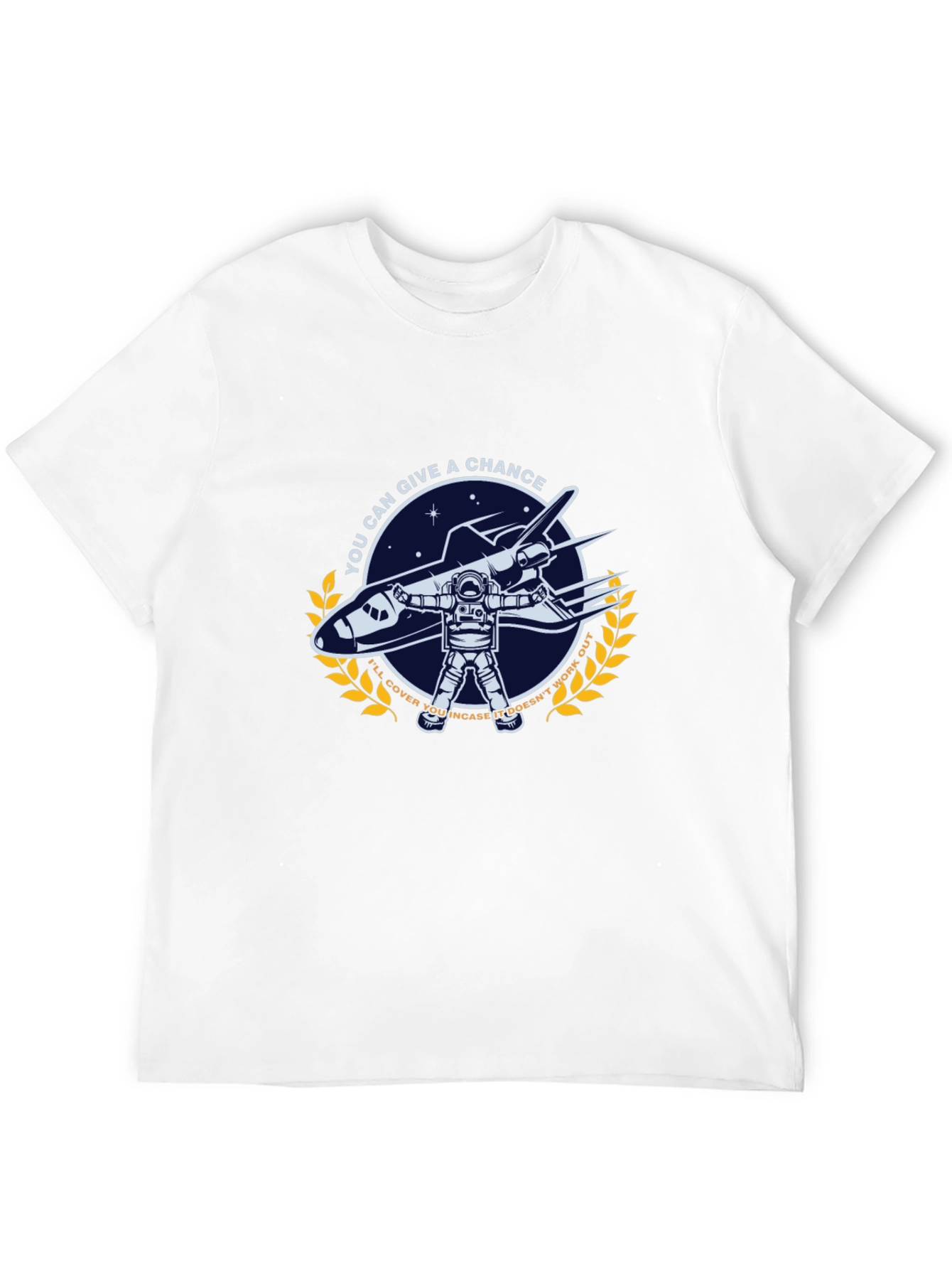 Astronaut Space Shuttle Graphic T-Shirt