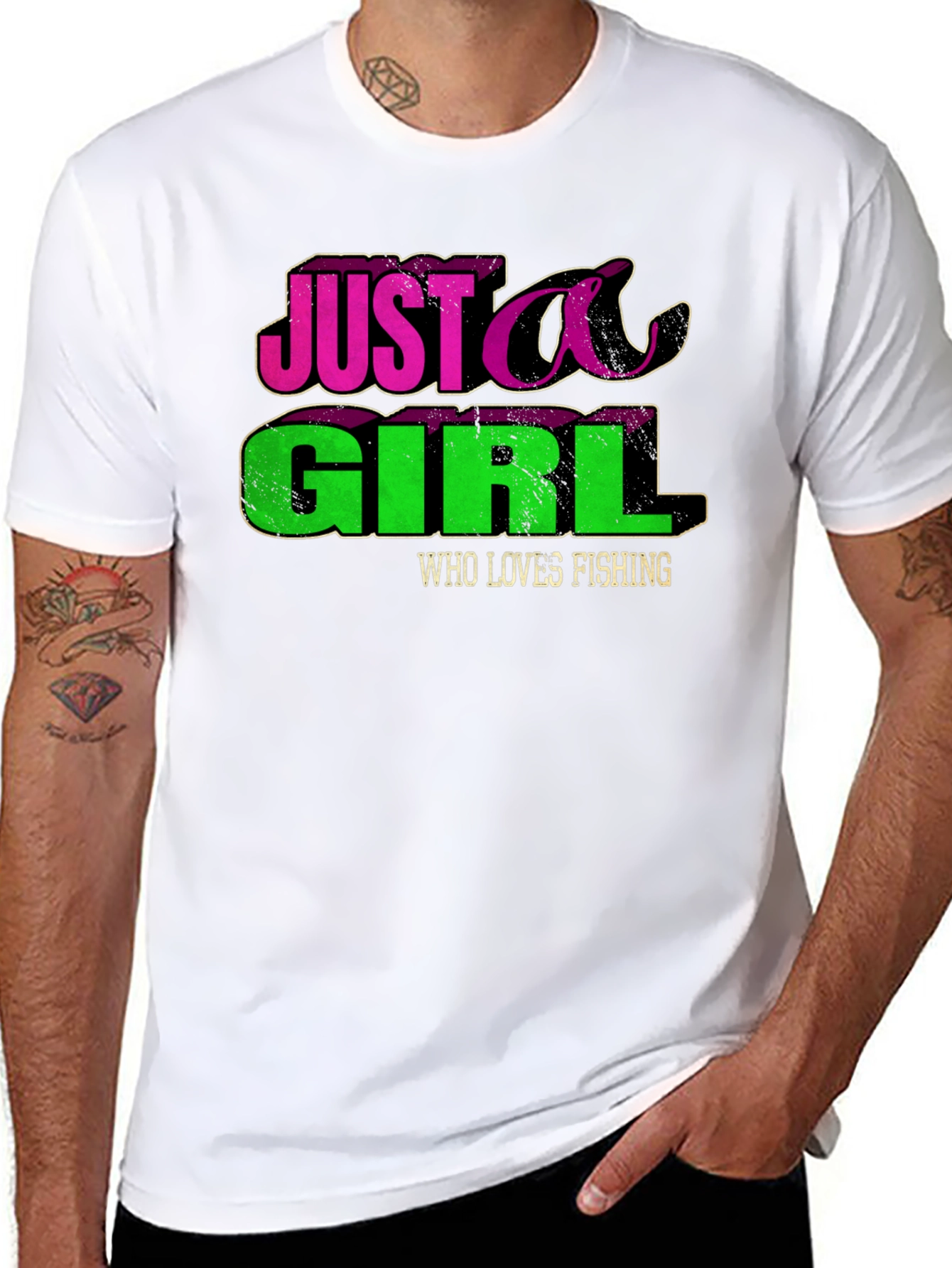 Just A Girl Who Loves Fishing T-Shirt
