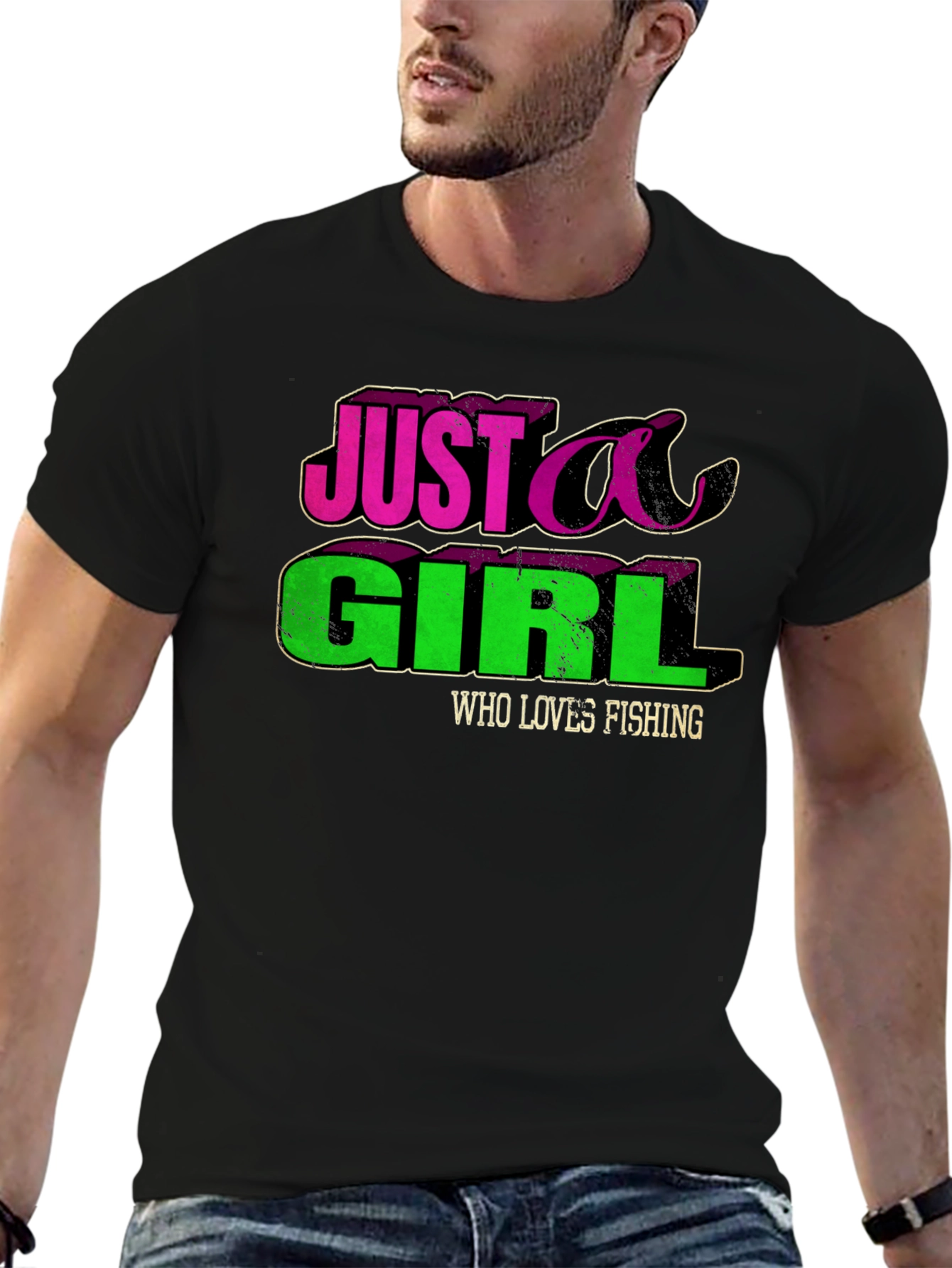 Just A Girl Who Loves Fishing T-Shirt