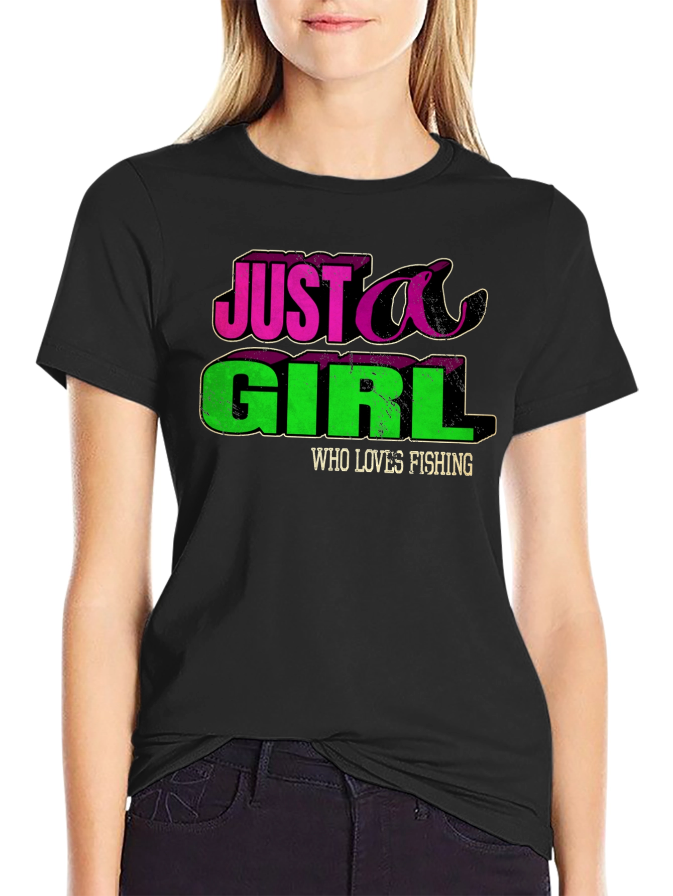 Just A Girl Who Loves Fishing T-Shirt