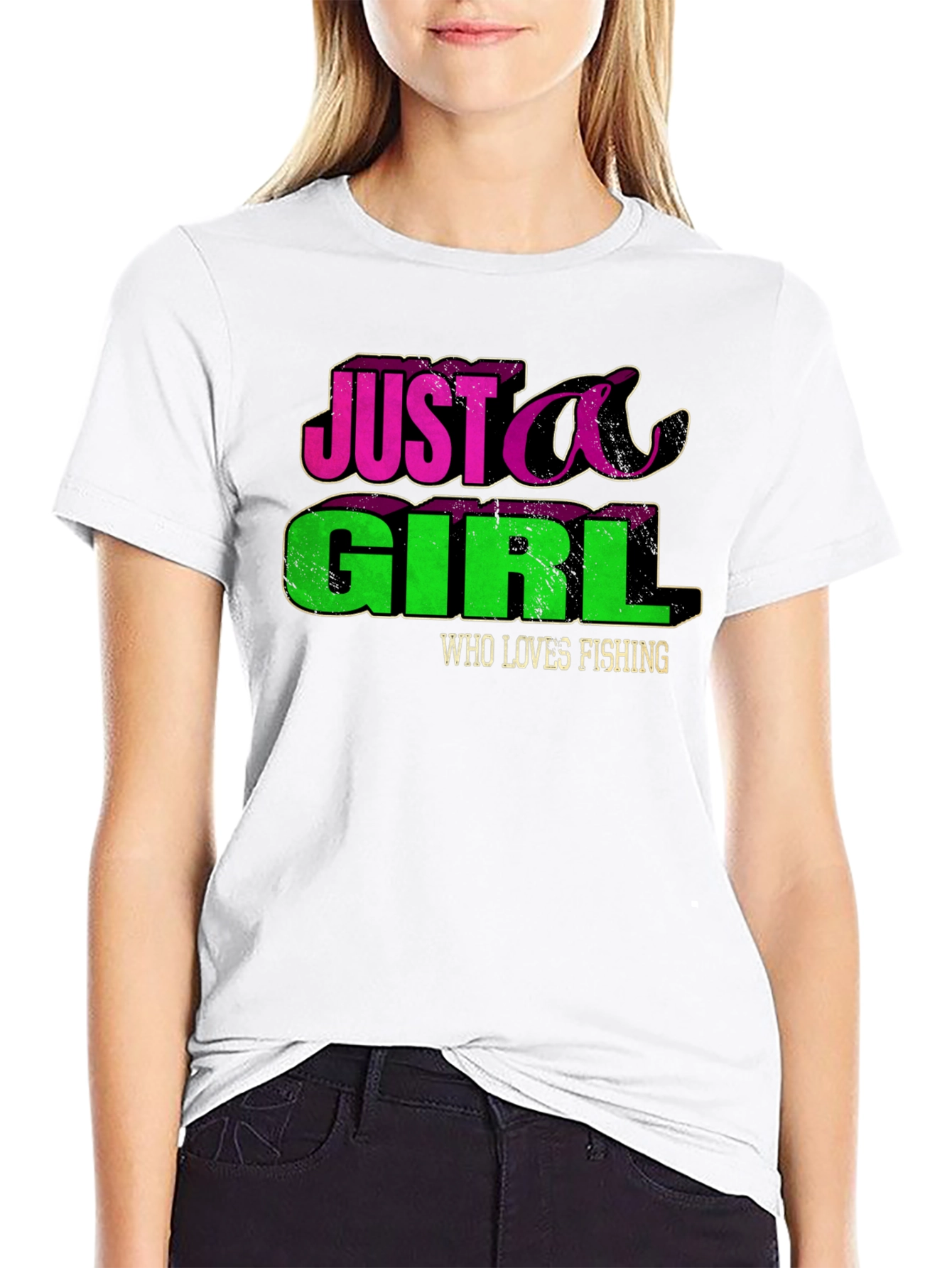 Just A Girl Who Loves Fishing T-Shirt