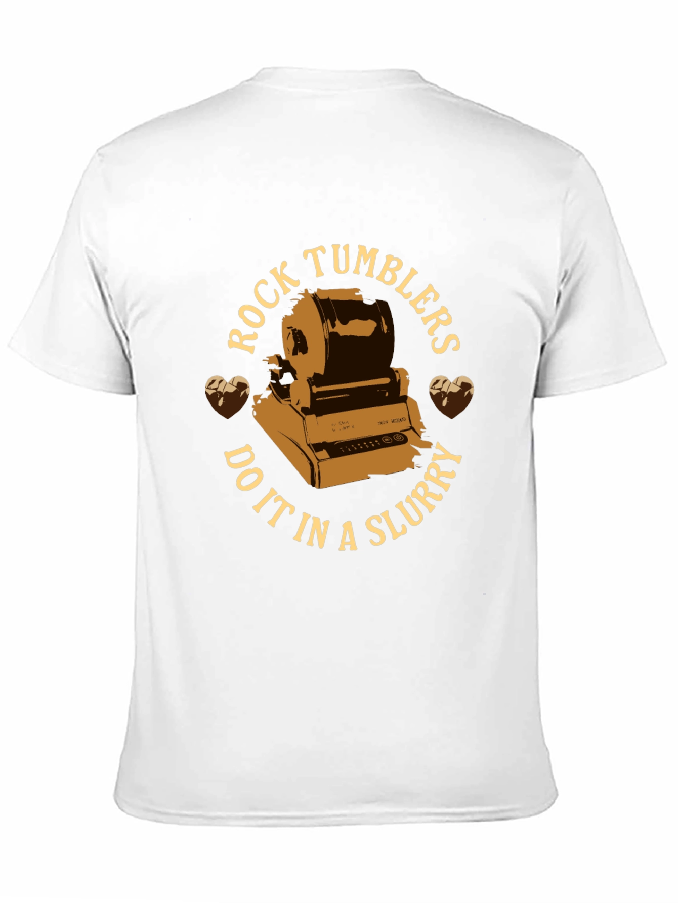Rock Tumblers Do It In A Slurry Black T-Shirt