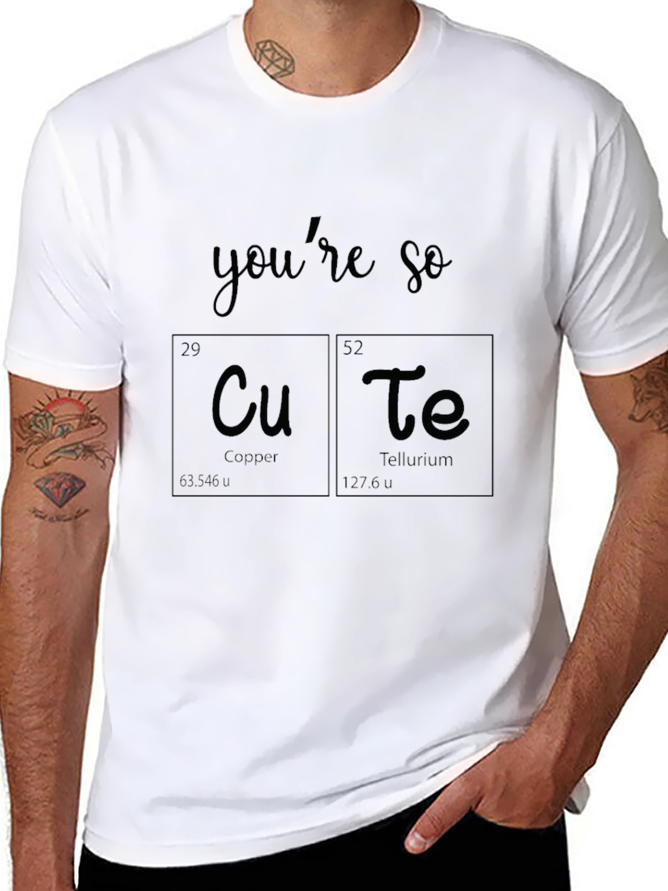 Youre So Cu-Te T-Shirt - Chemistry Elements Pun