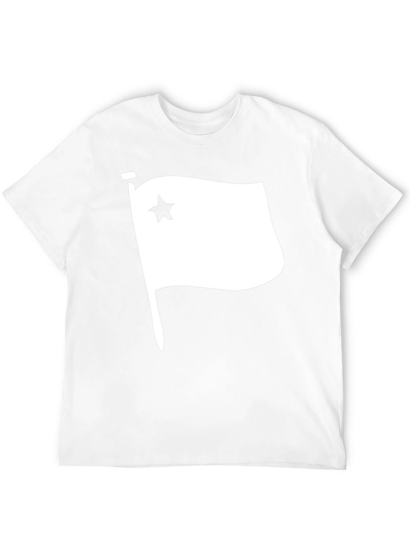 Star Flag Graphic T-Shirt - Black Cotton Tee