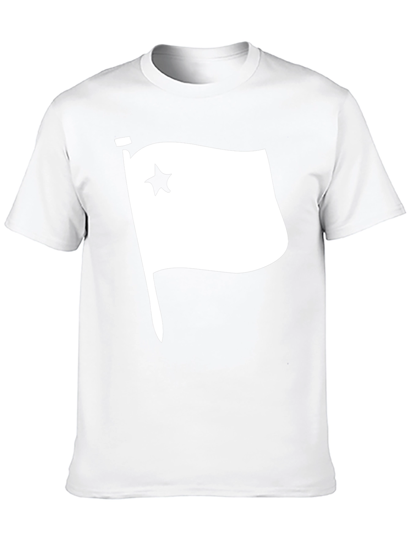 Star Flag Graphic T-Shirt - Black Cotton Tee