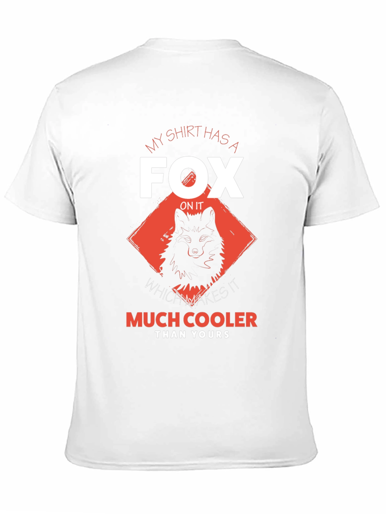 Fox Graphic Print Mens T-shirt