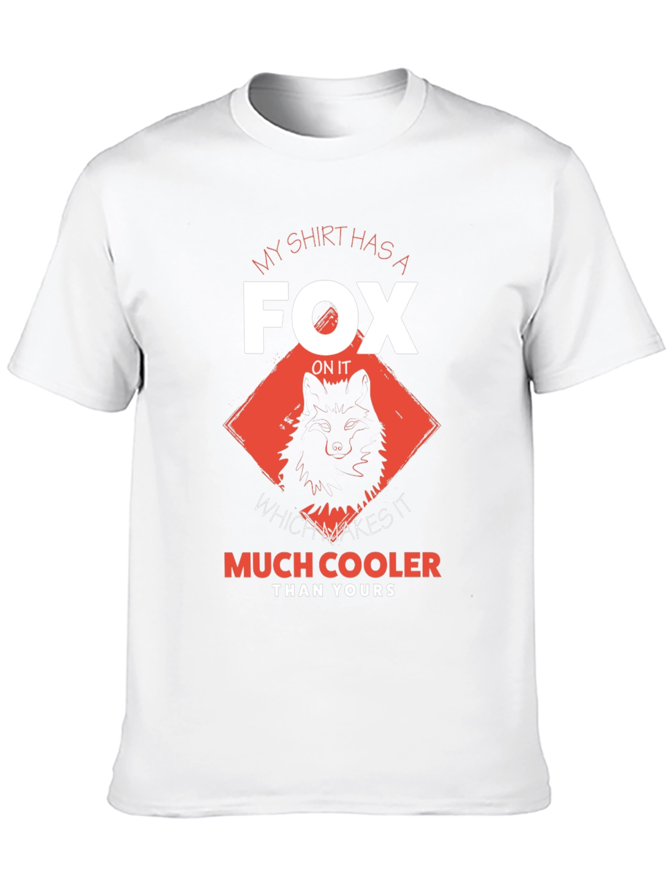 Fox Graphic Print Mens T-shirt
