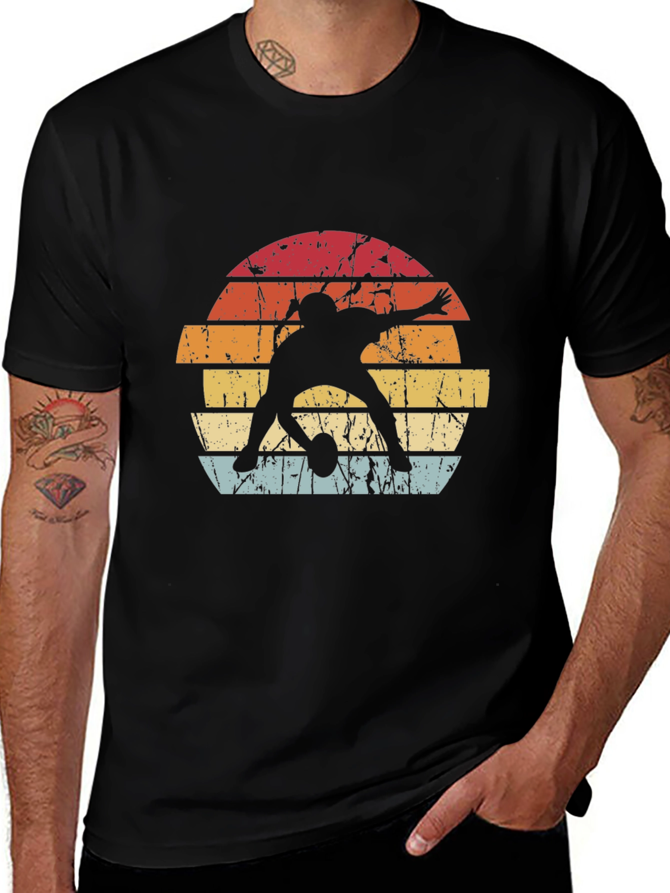 Retro Football Silhouette T-Shirt