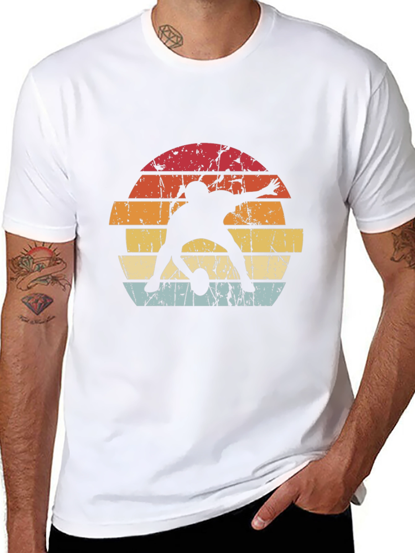 Retro Football Silhouette T-Shirt