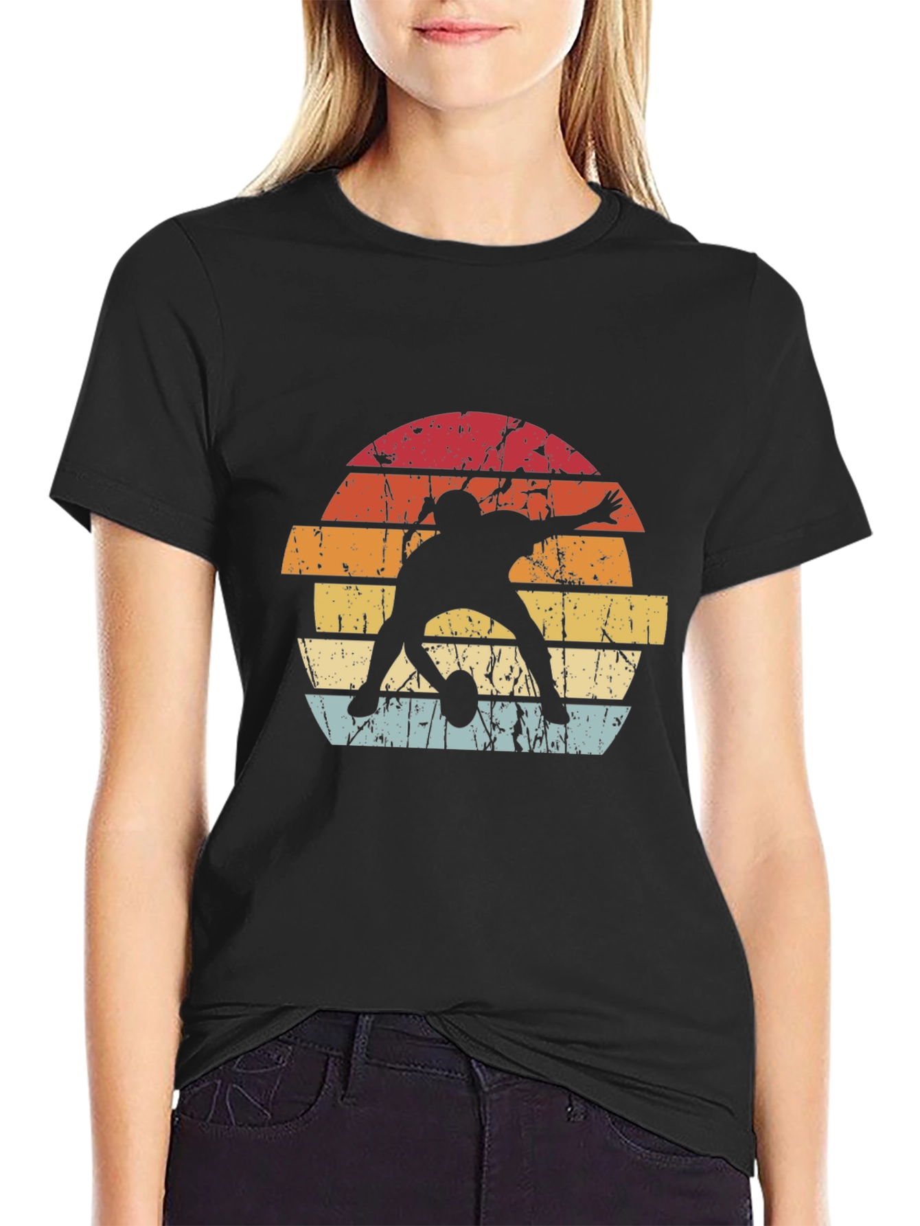 Retro Football Silhouette T-Shirt