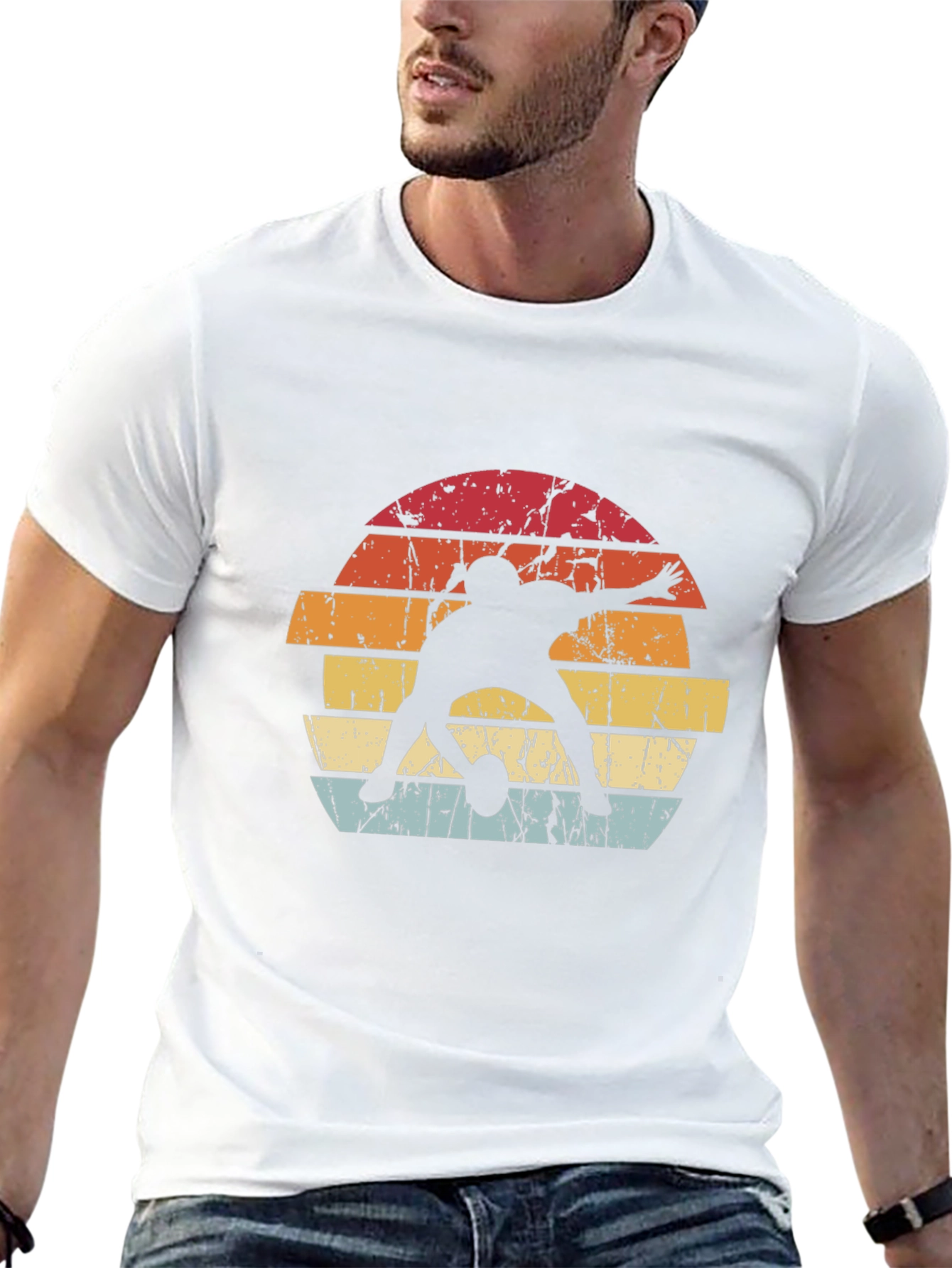 Retro Football Silhouette T-Shirt