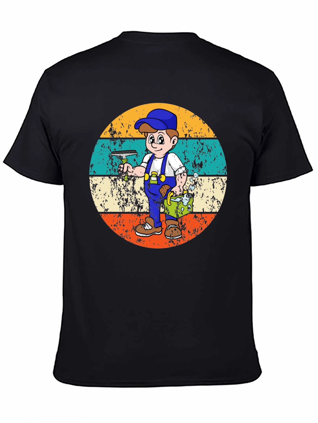 Window Washer Retro T-Shirt