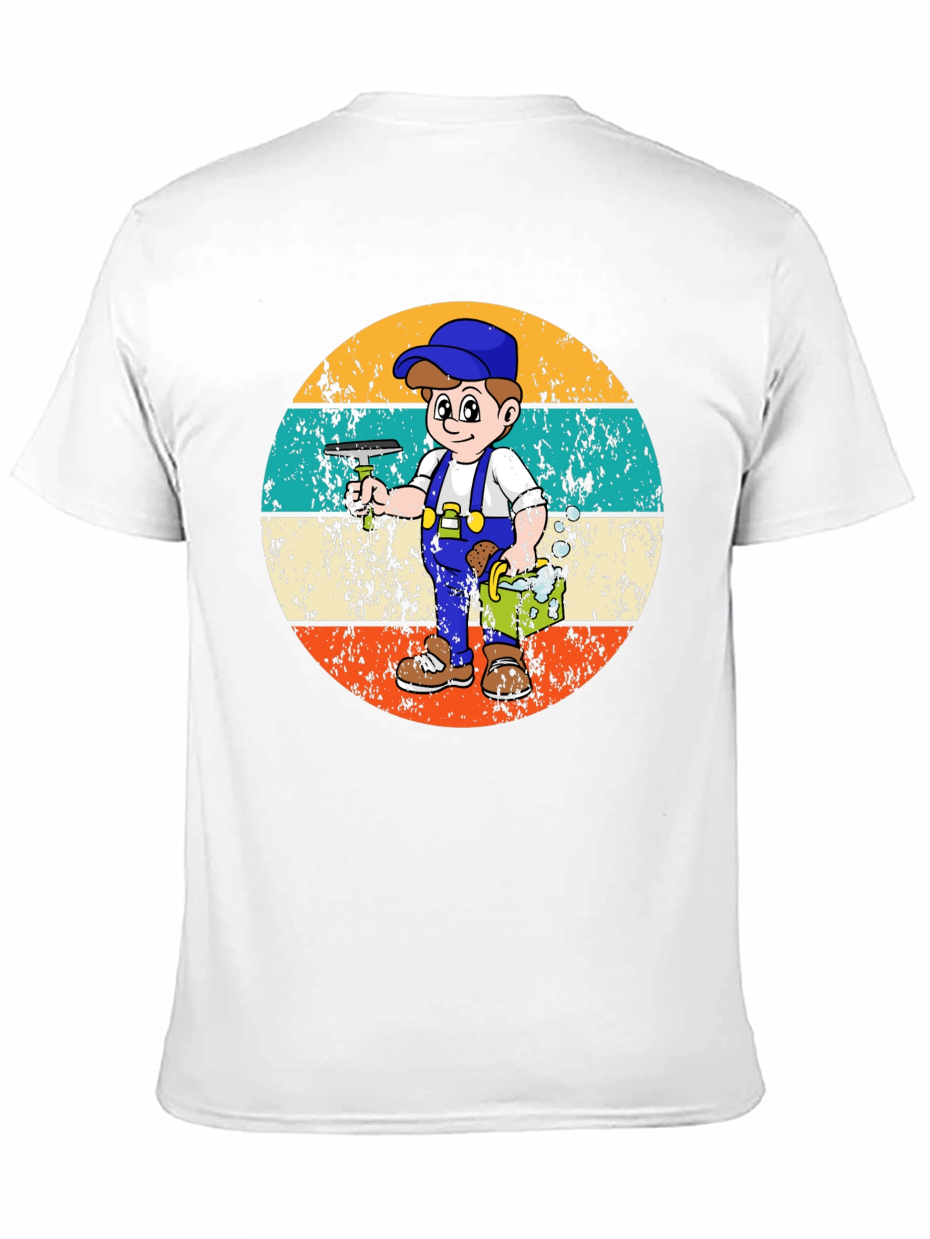 Window Washer Retro T-Shirt