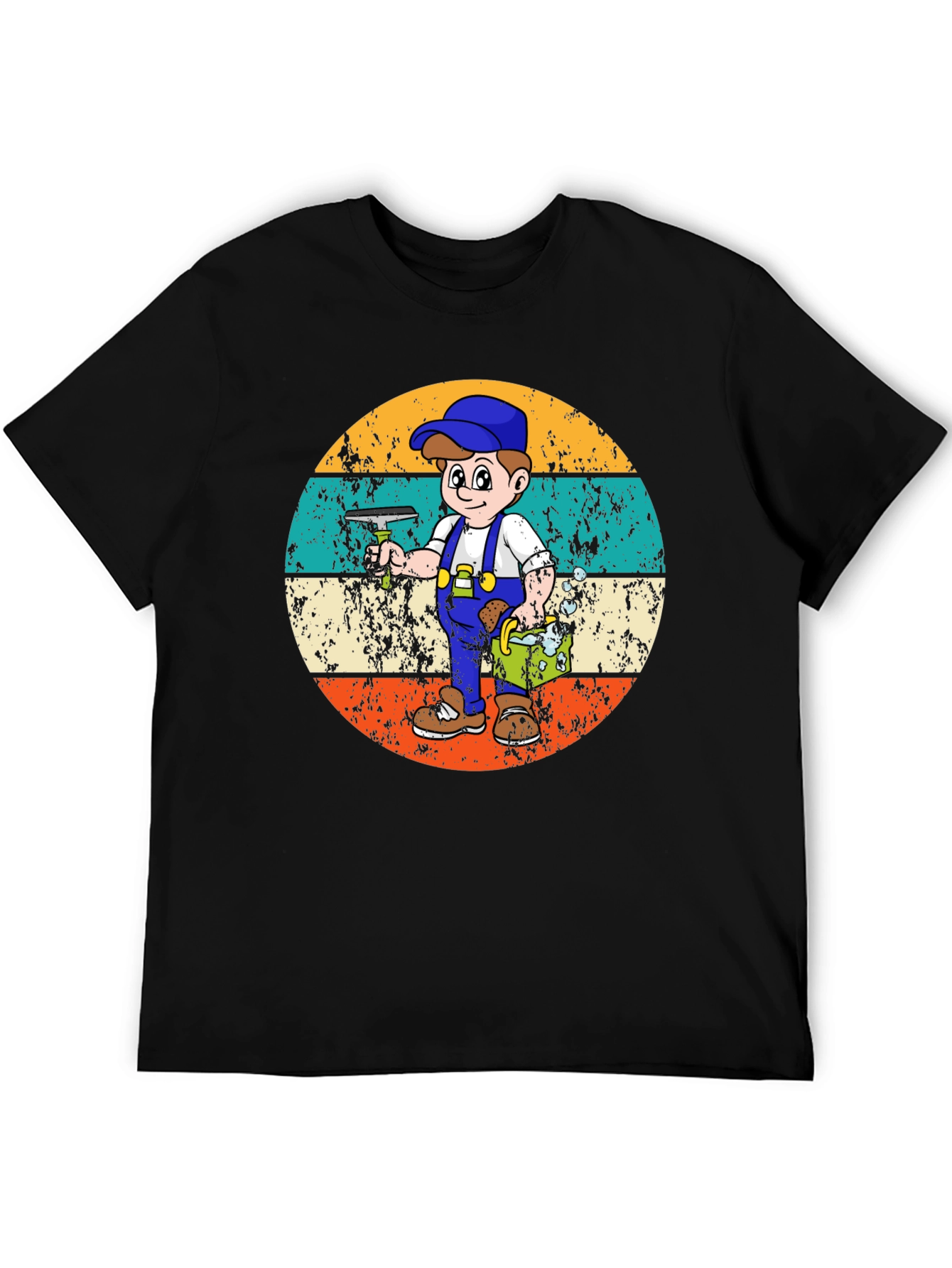 Window Washer Retro T-Shirt