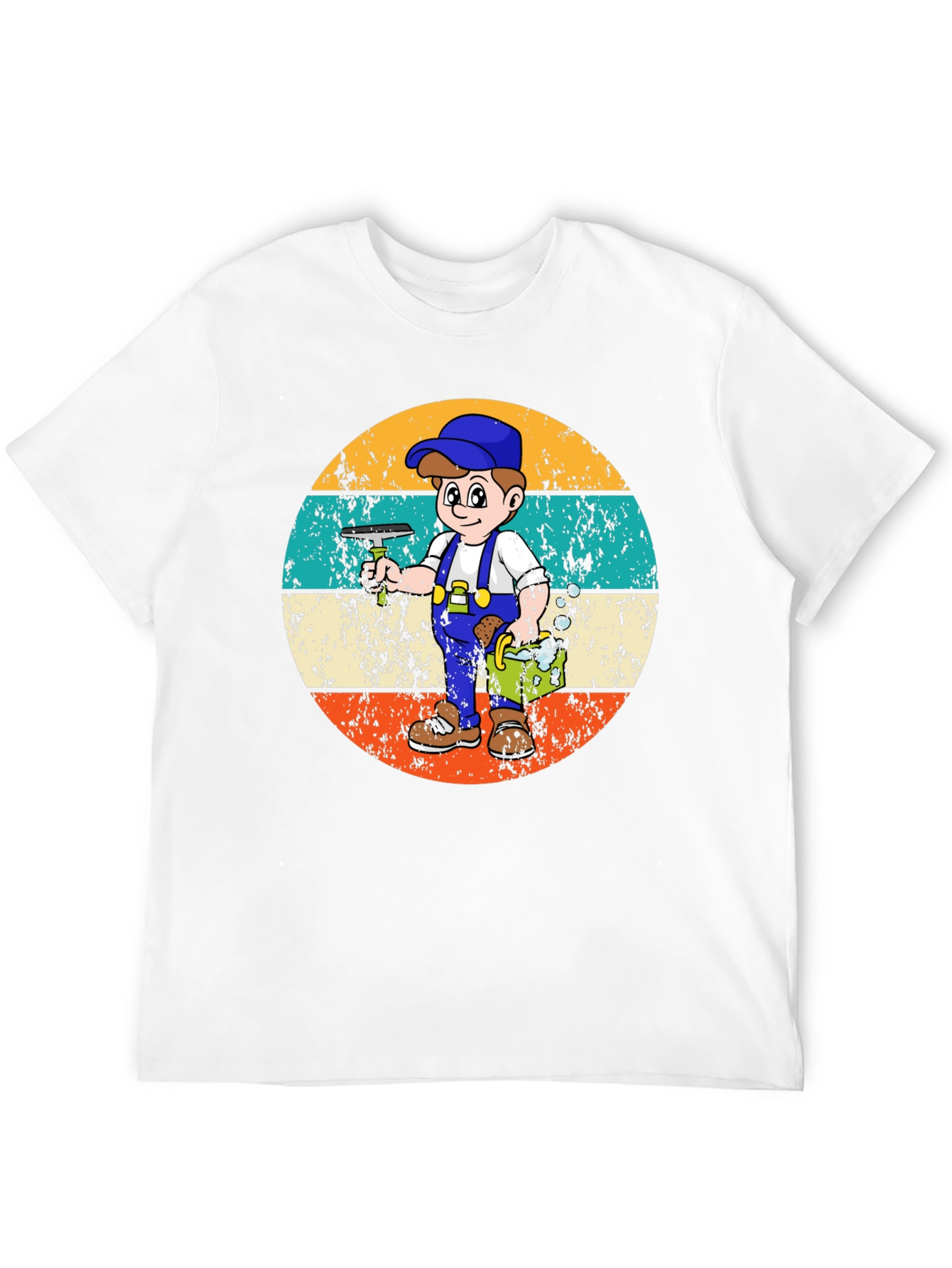 Window Washer Retro T-Shirt