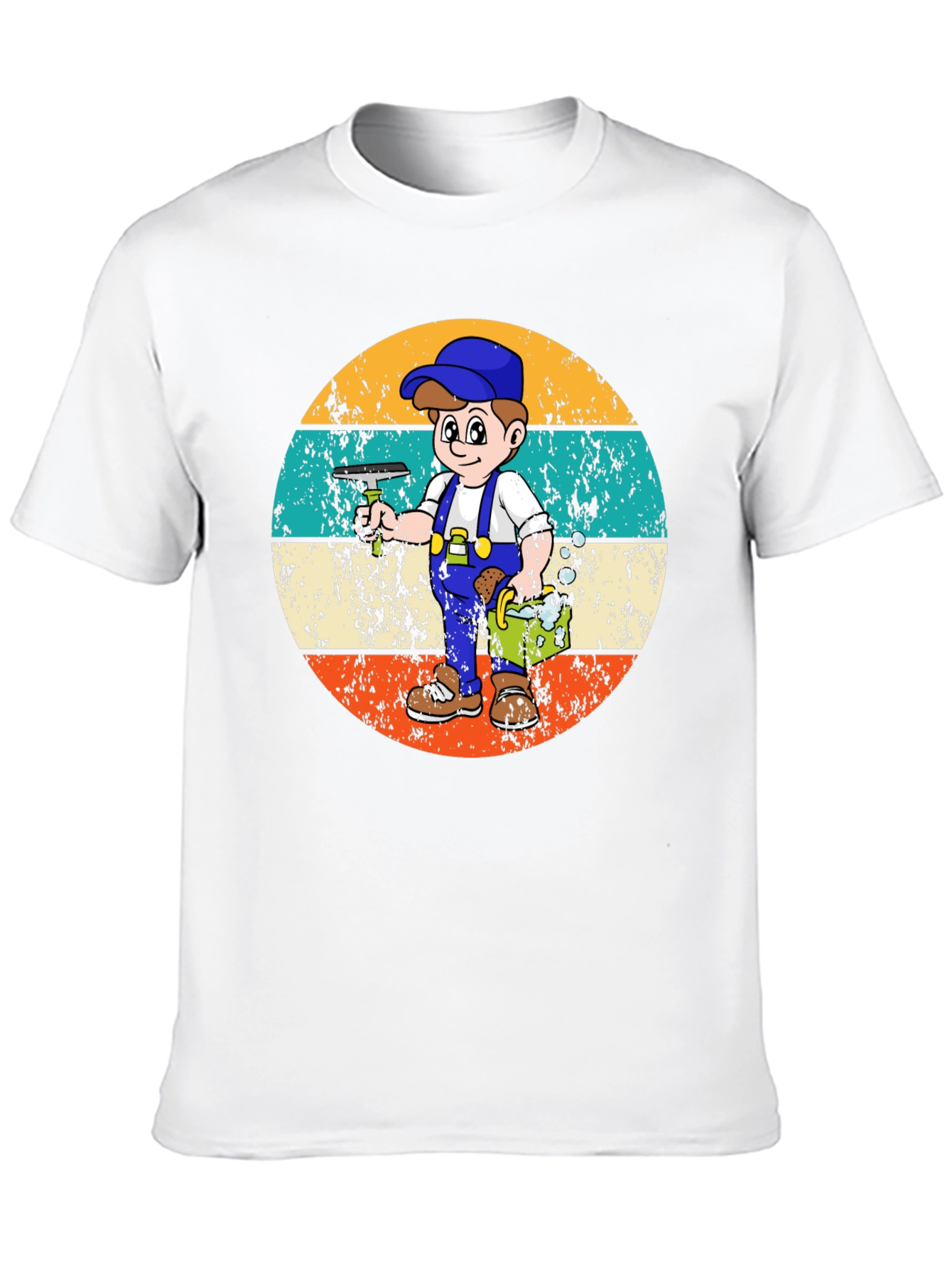 Window Washer Retro T-Shirt