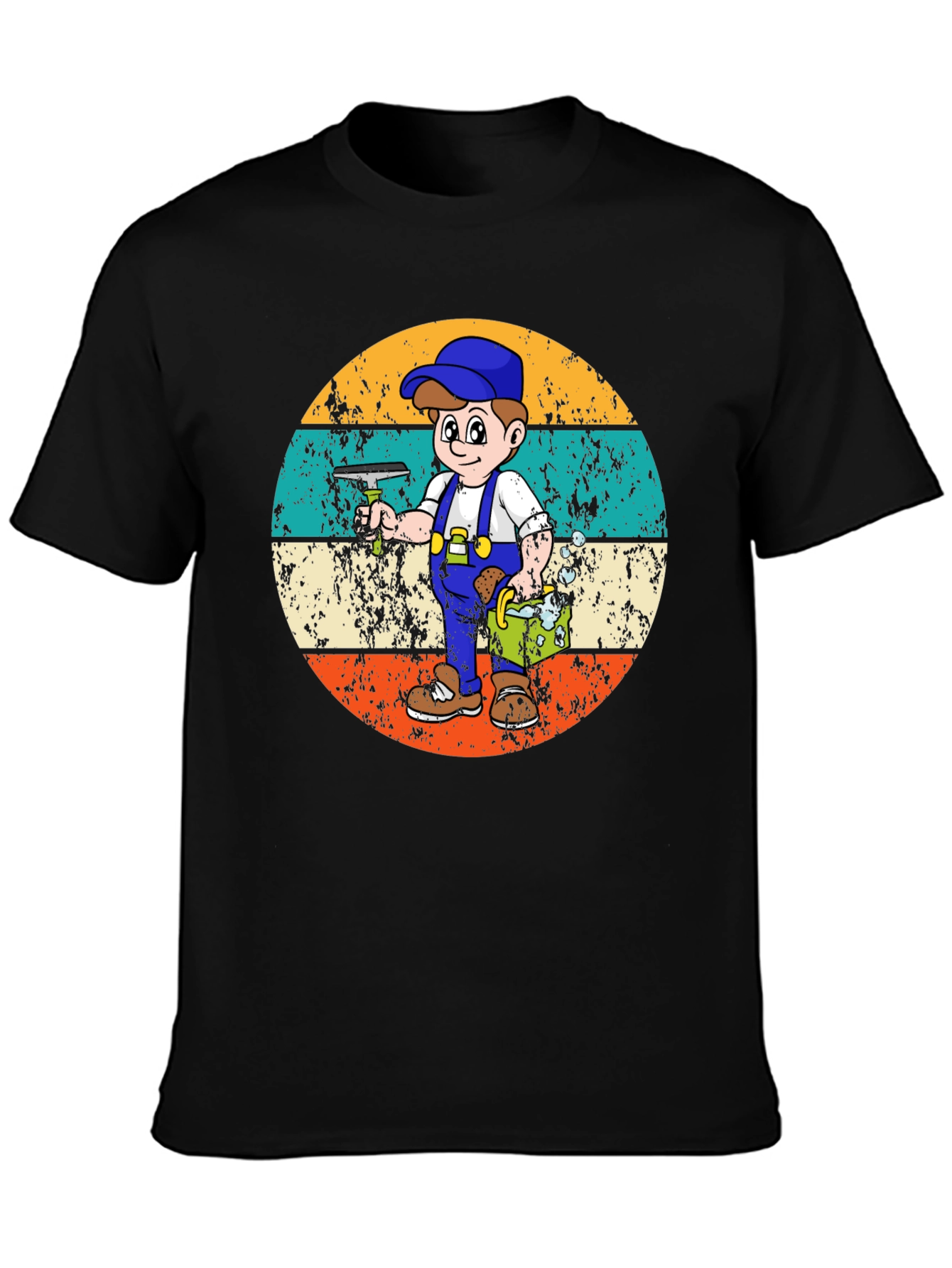 Window Washer Retro T-Shirt