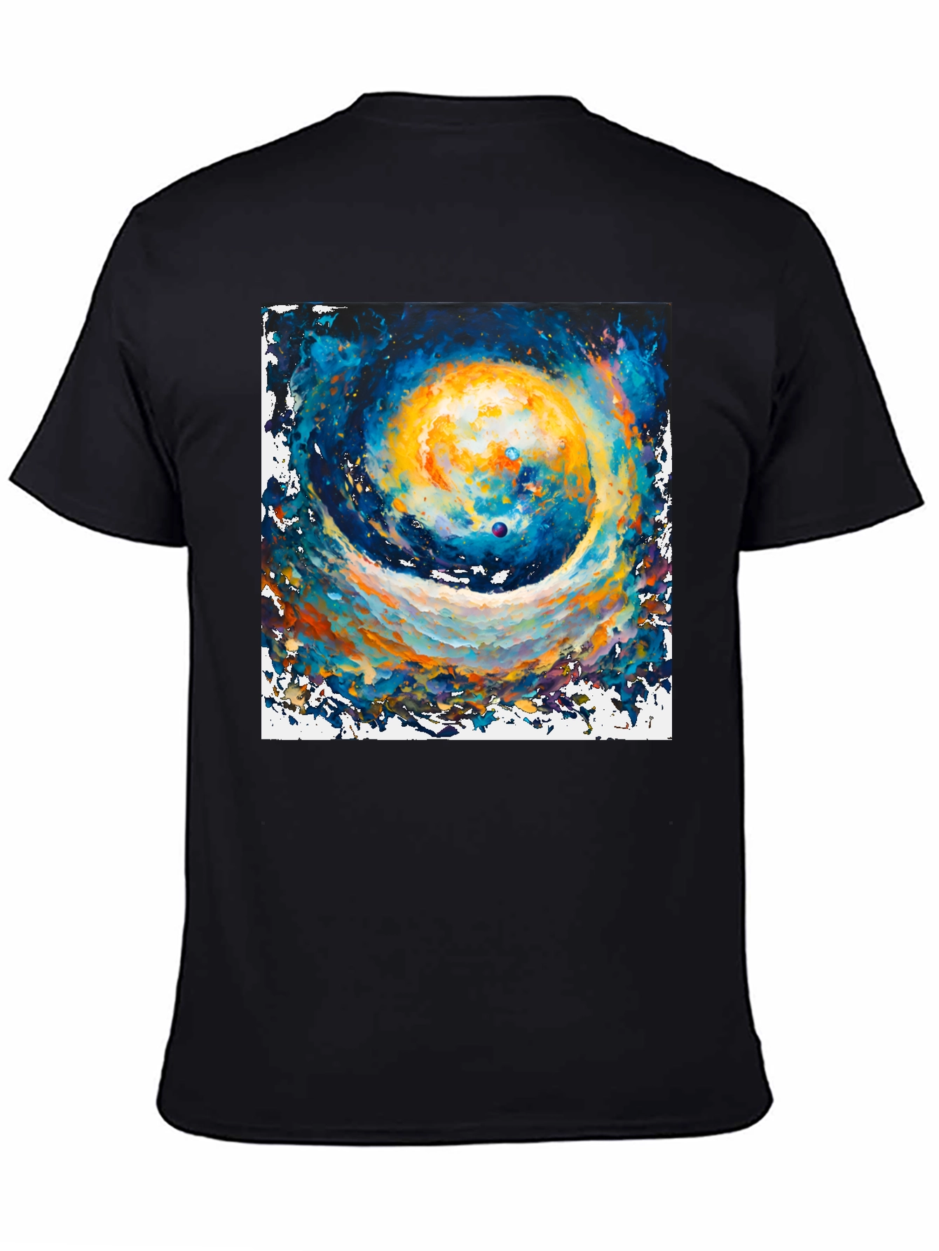 Galaxy Swirl Graphic Tee - Abstract Art T-Shirt