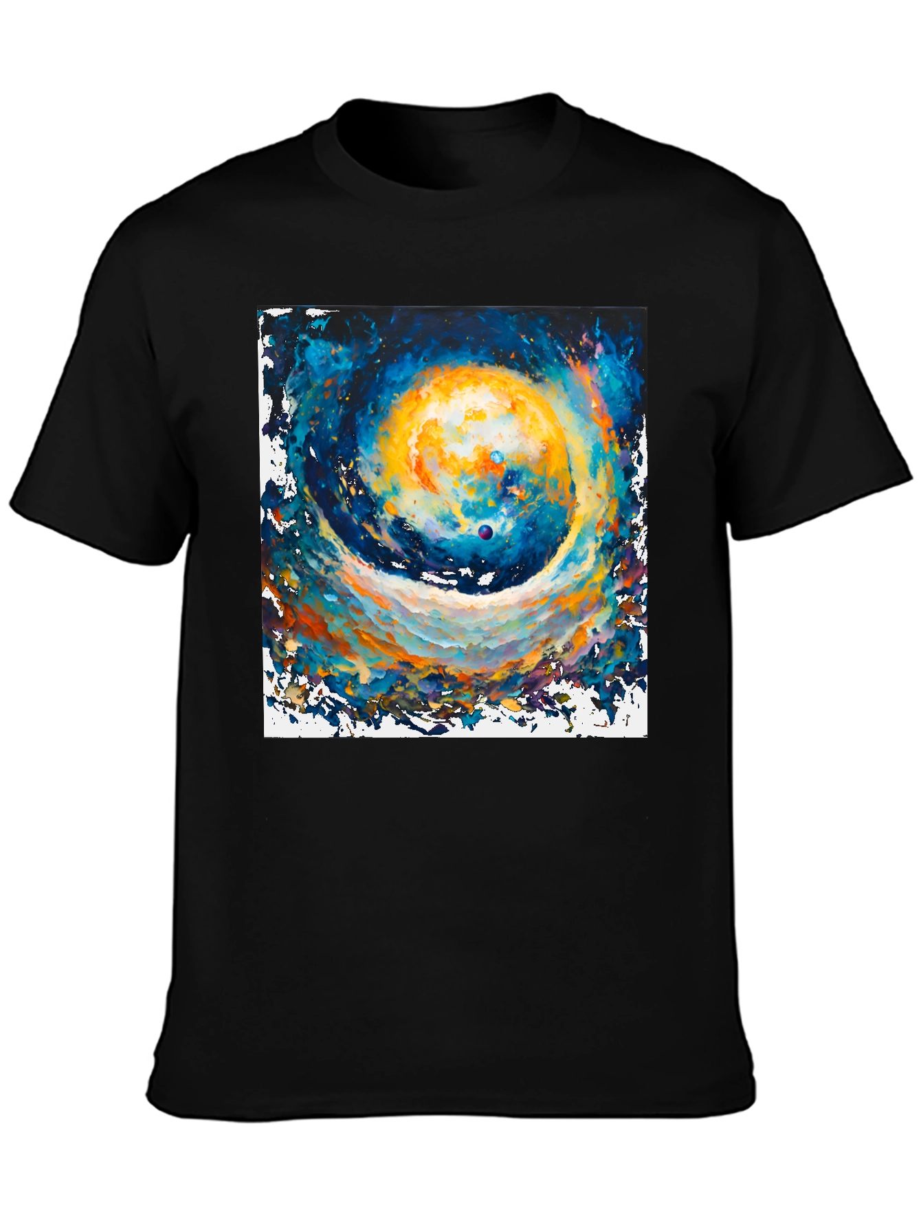 Galaxy Swirl Graphic Tee - Abstract Art T-Shirt