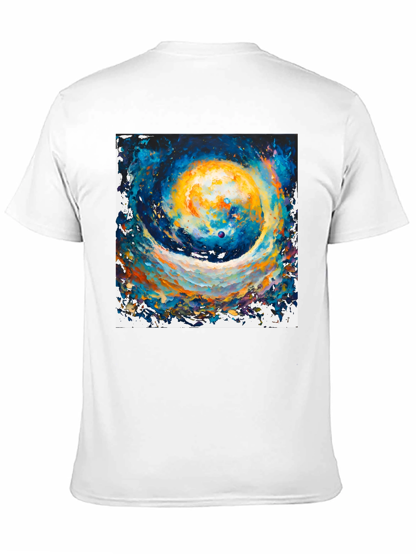 Galaxy Swirl Graphic Tee - Abstract Art T-Shirt