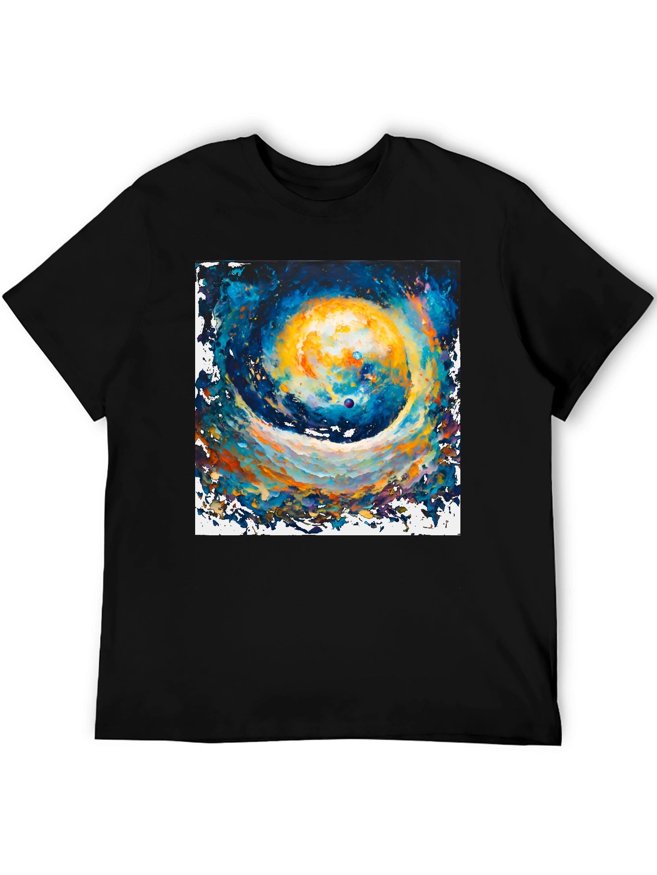 Galaxy Swirl Graphic Tee - Abstract Art T-Shirt