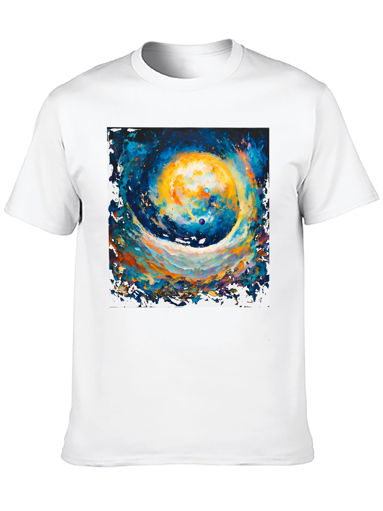 Galaxy Swirl Graphic Tee - Abstract Art T-Shirt