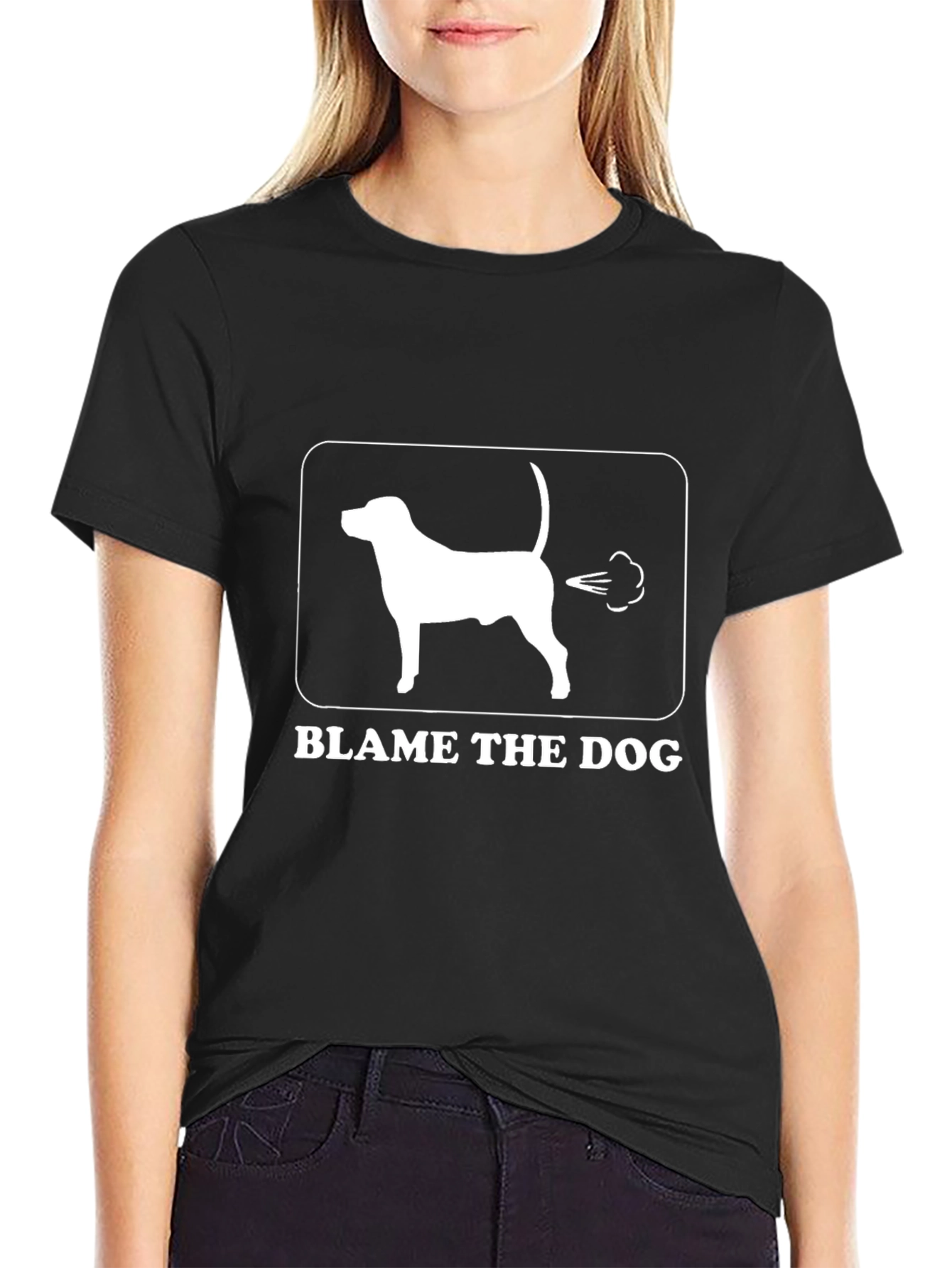 Blame the Dog Funny Graphic Tee