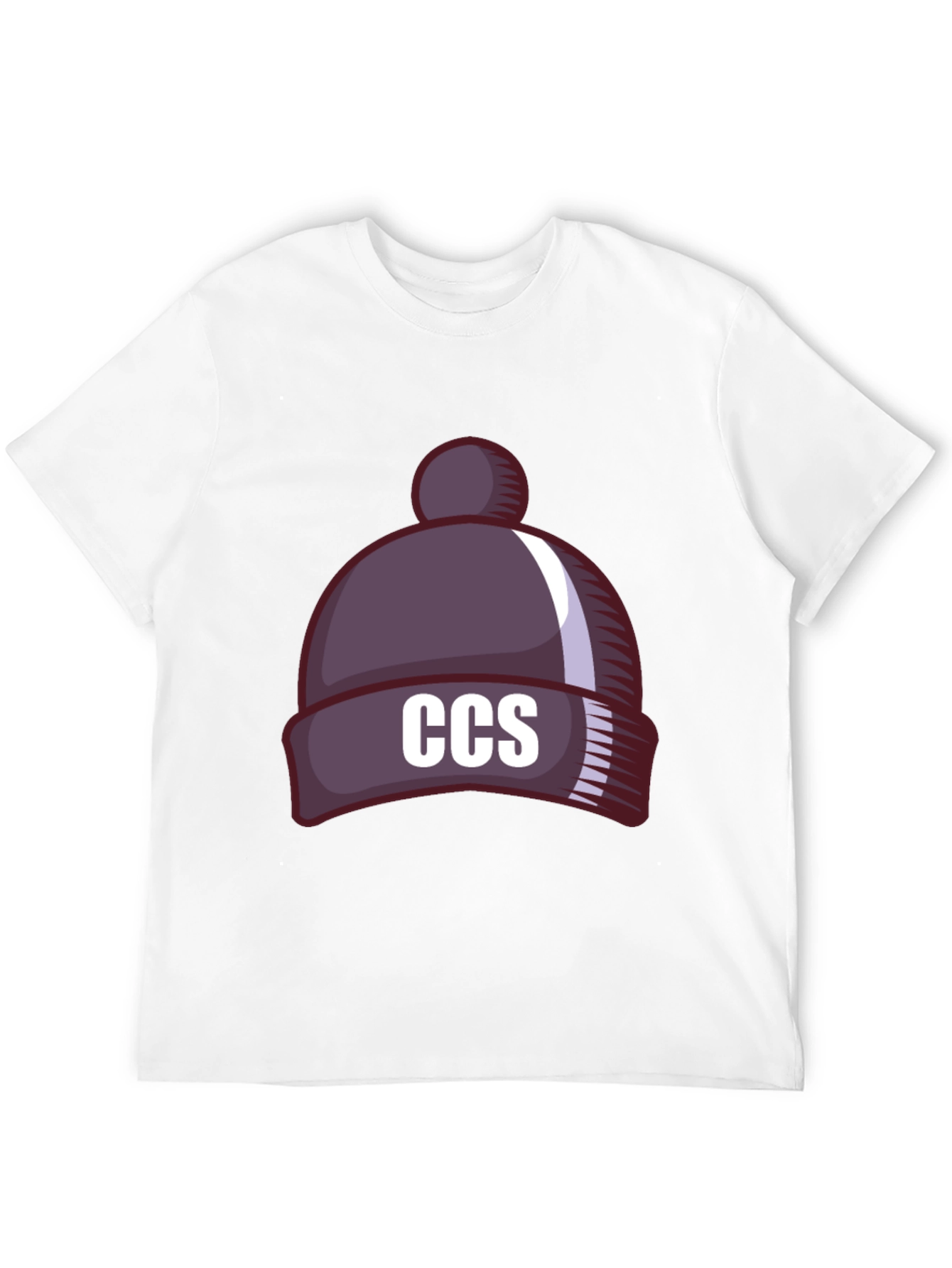 CCS Beanie Hat Graphic Tee - Stylish & Comfy!